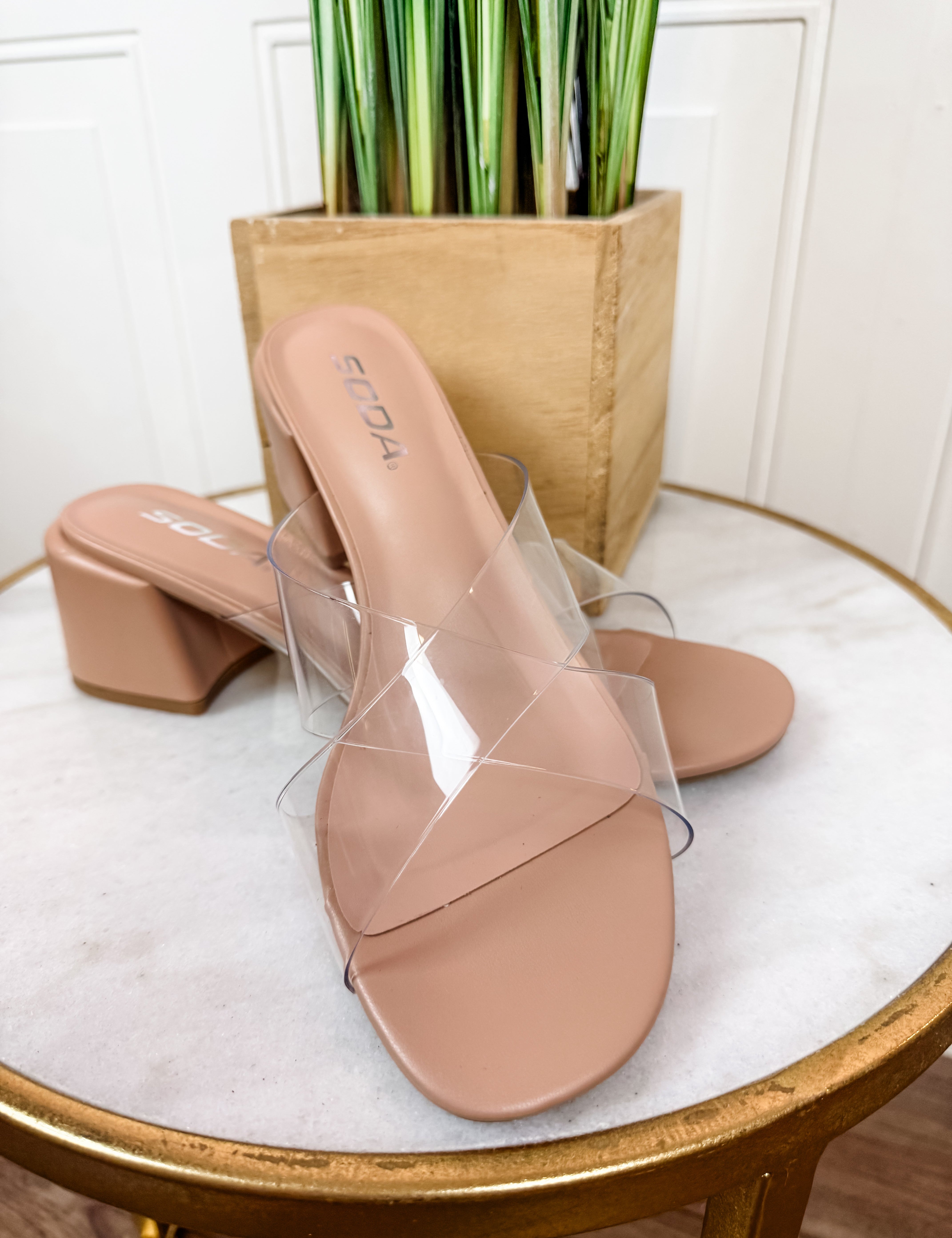 Clear Choice Heel - Just a Small Town Girl