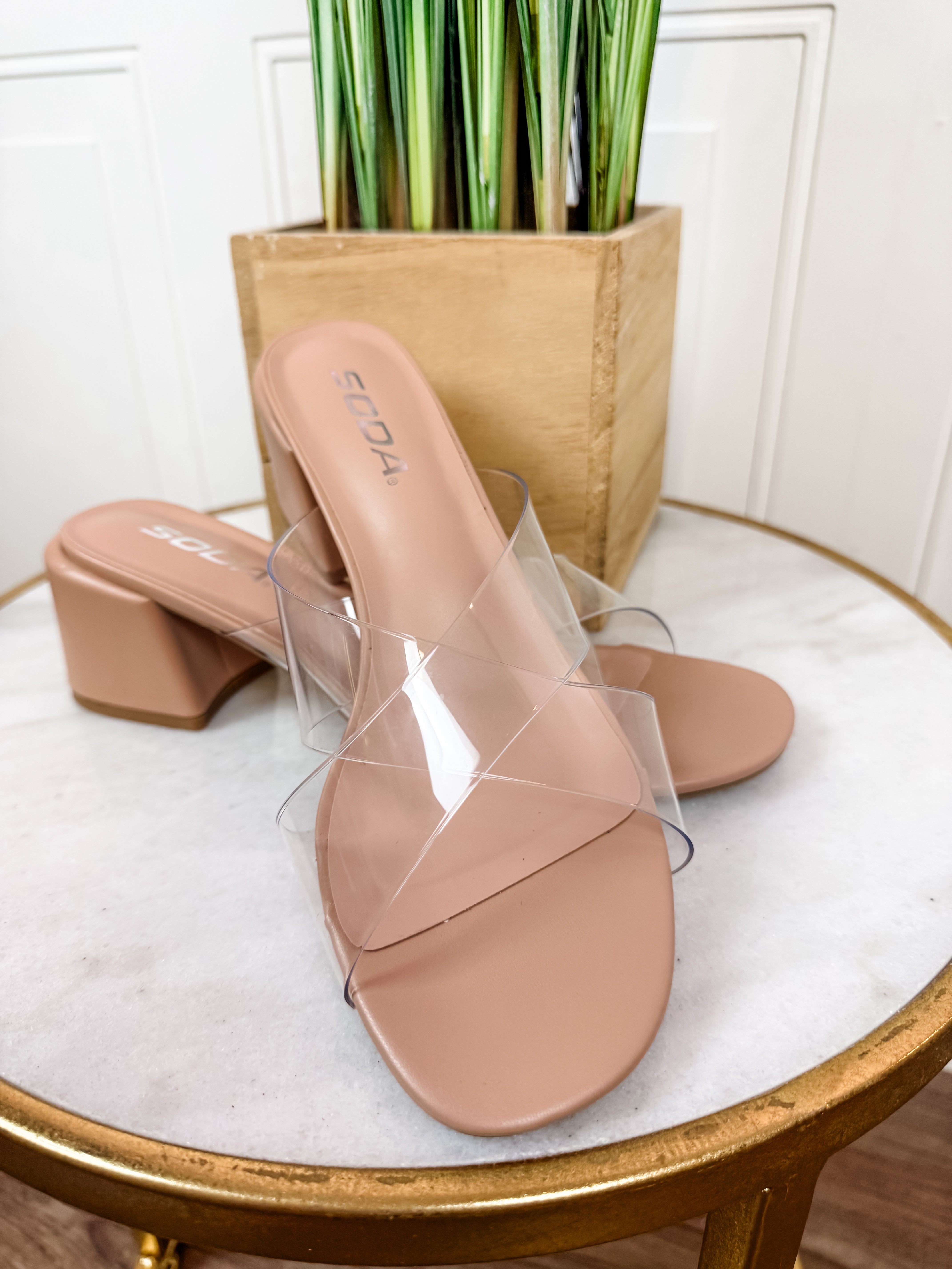 Clear Choice Heel - Just a Small Town Girl