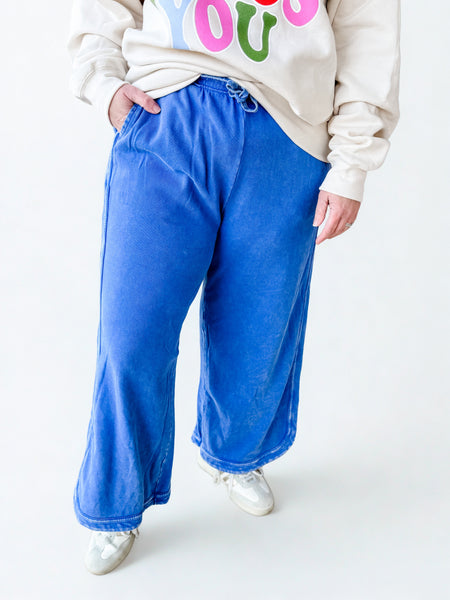 Cloud Washed Lounge Pants - Just a Small Town Girl