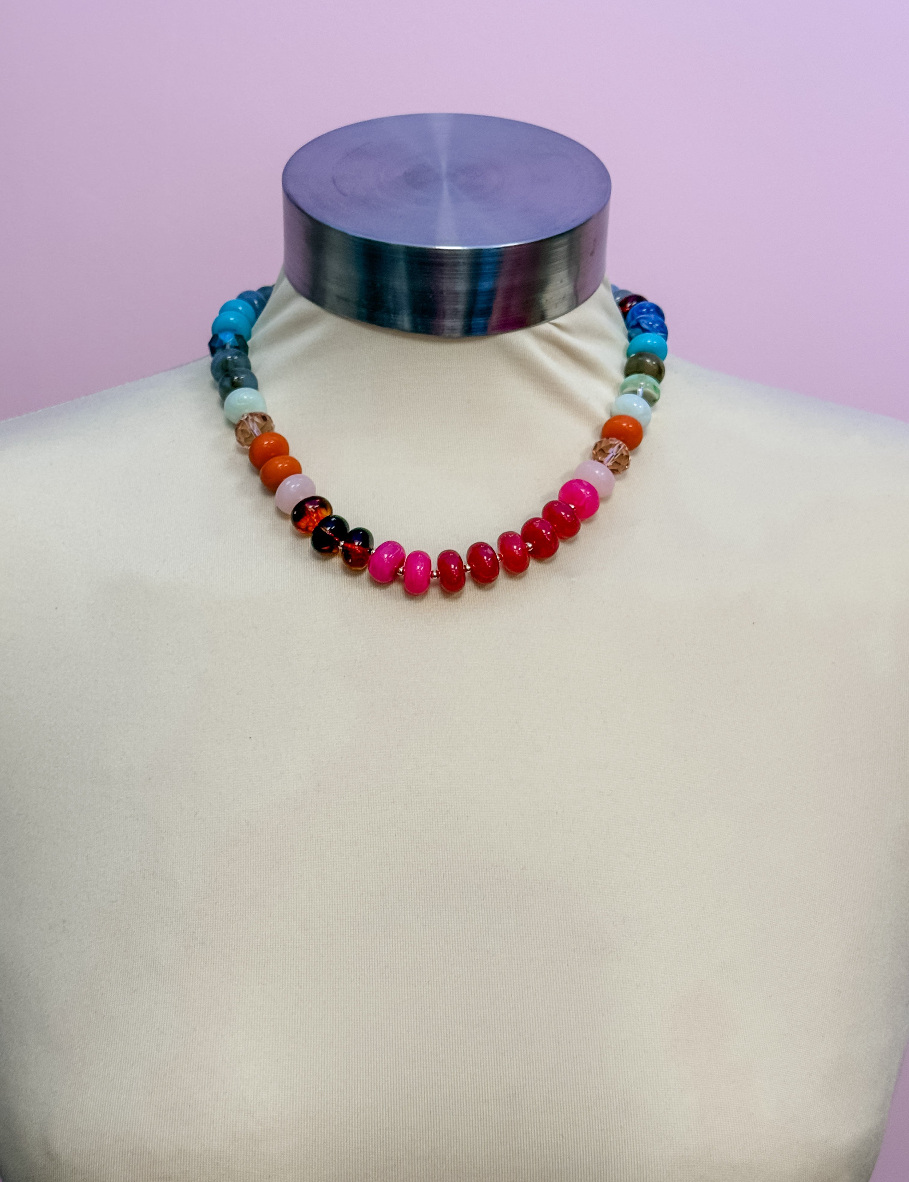 Color Crush Beaded Necklace - Just a Small Town Girl