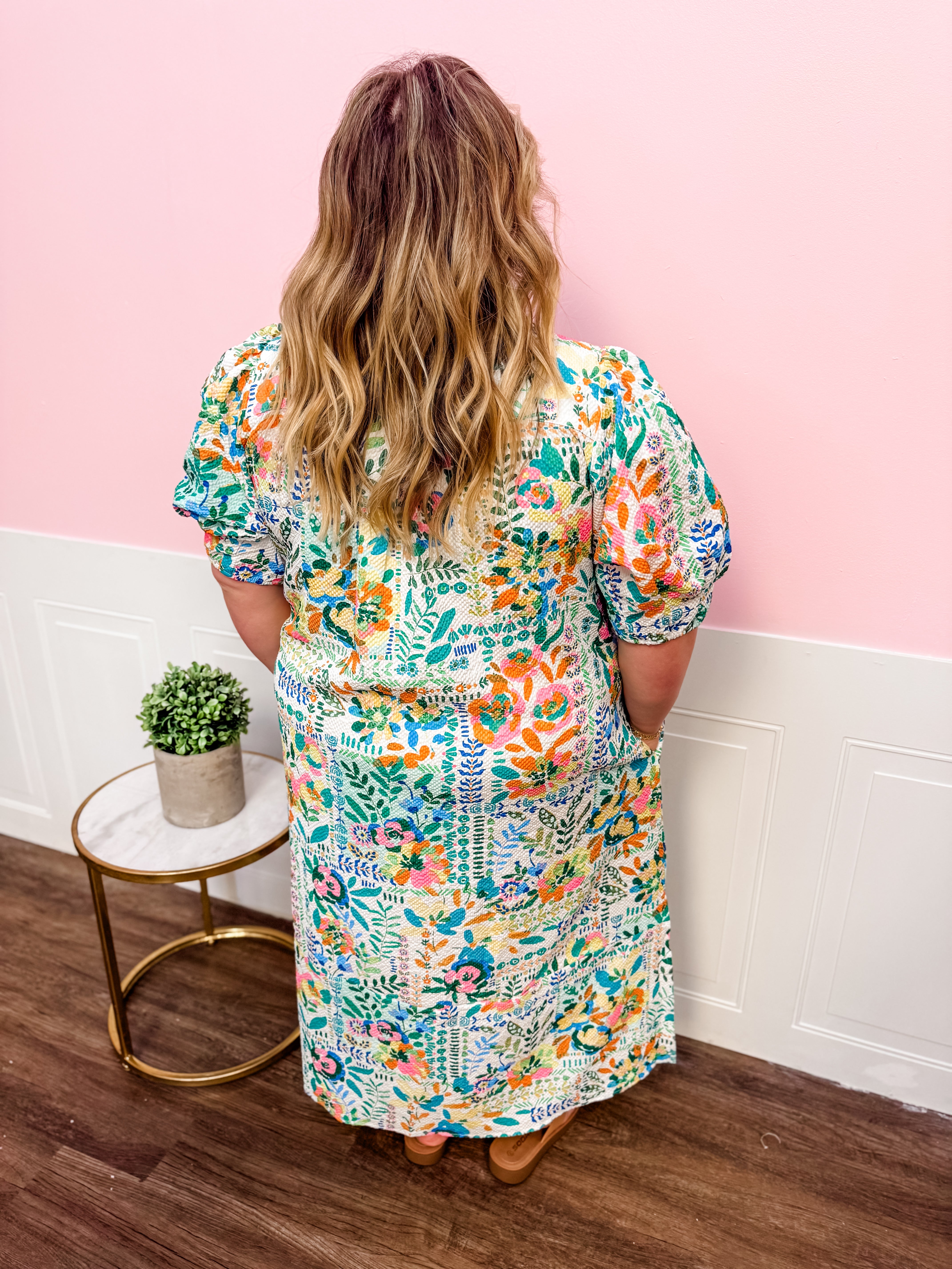 Color Me Happy Dress: Plus Size - Just a Small Town Girl