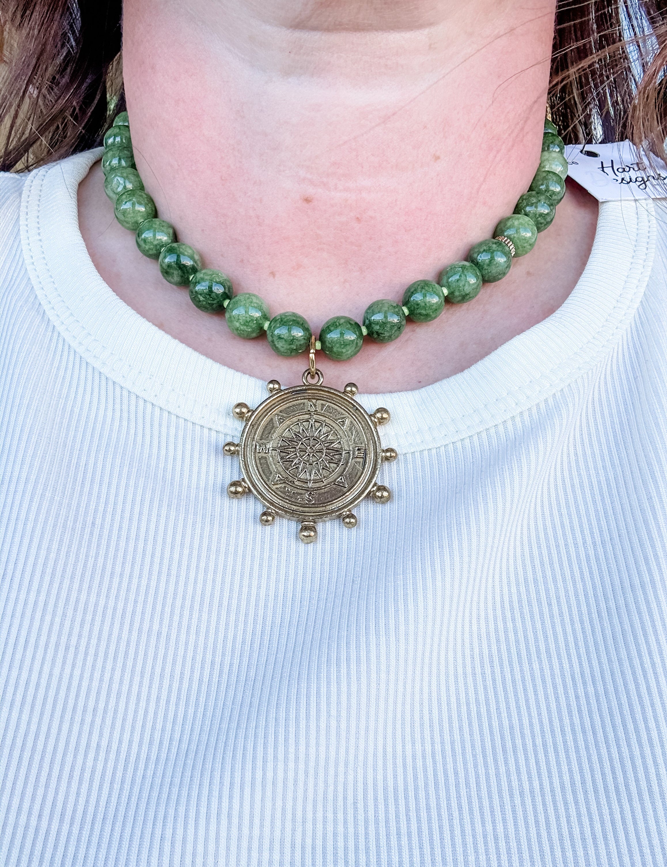 Compass Cove Necklace - Just a Small Town Girl