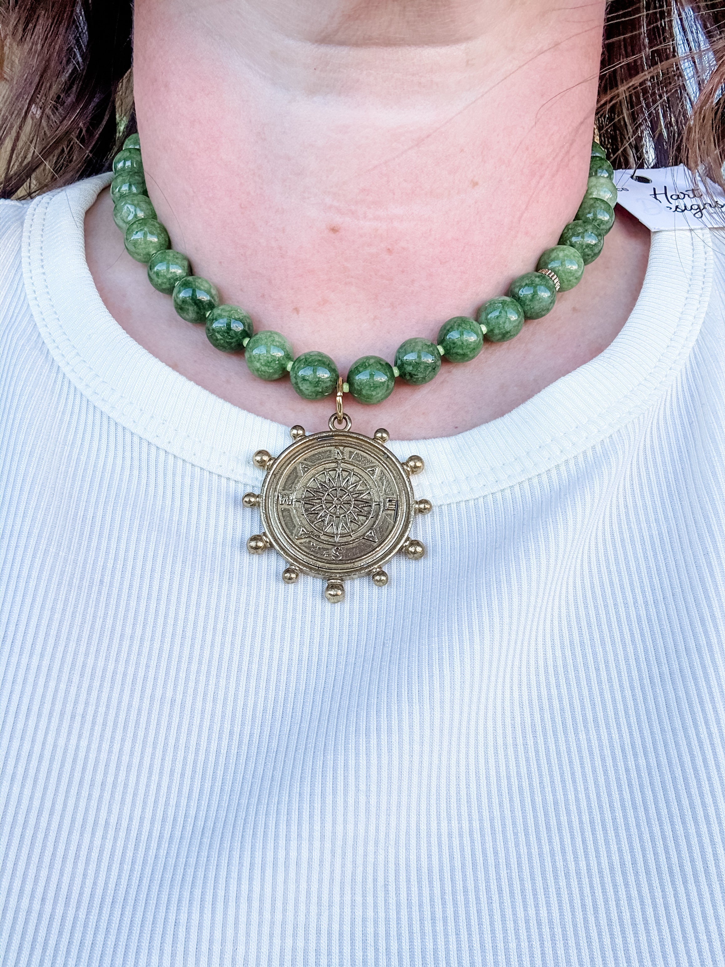 Compass Cove Necklace - Just a Small Town Girl