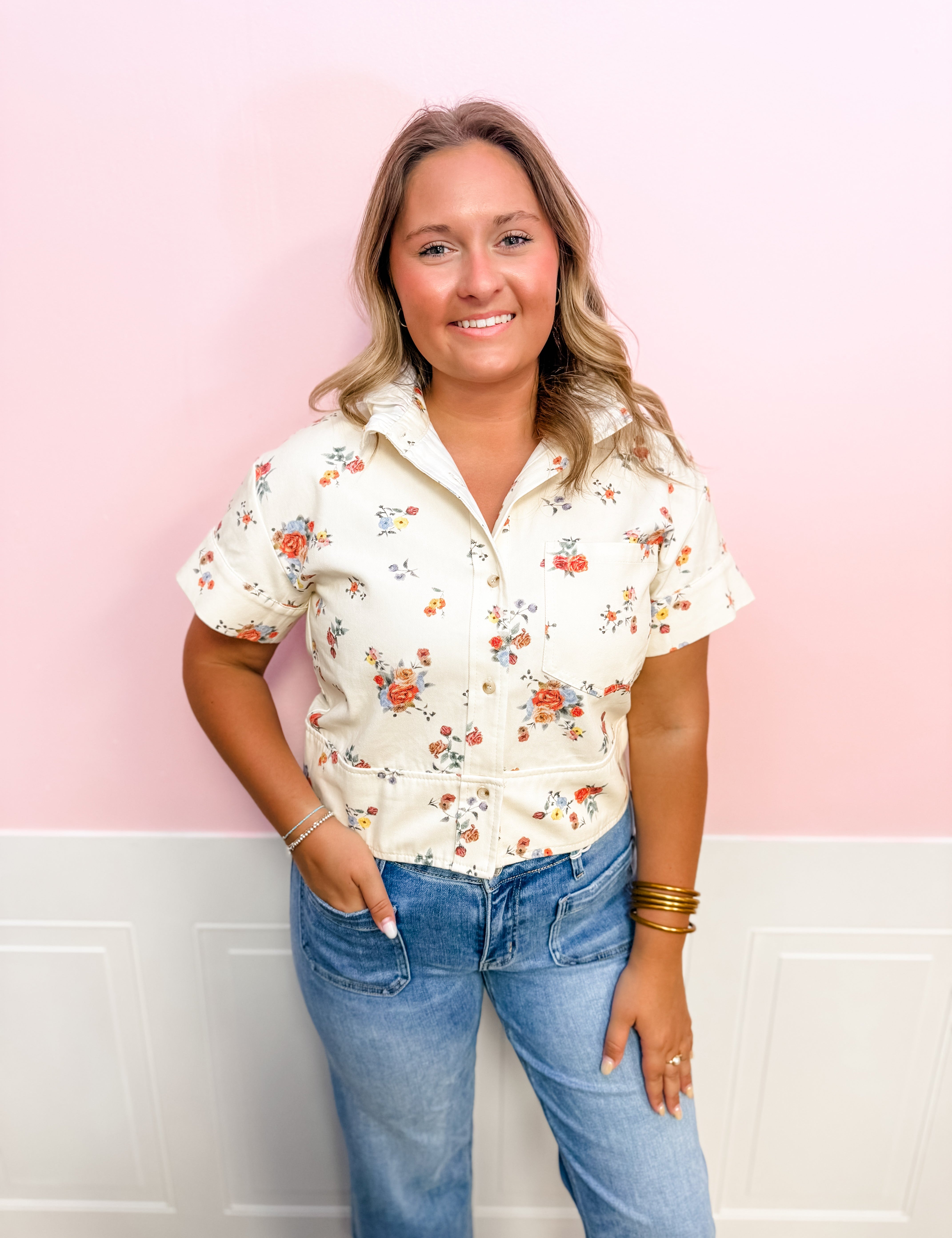 Cottage Bloom Top - Just a Small Town Girl