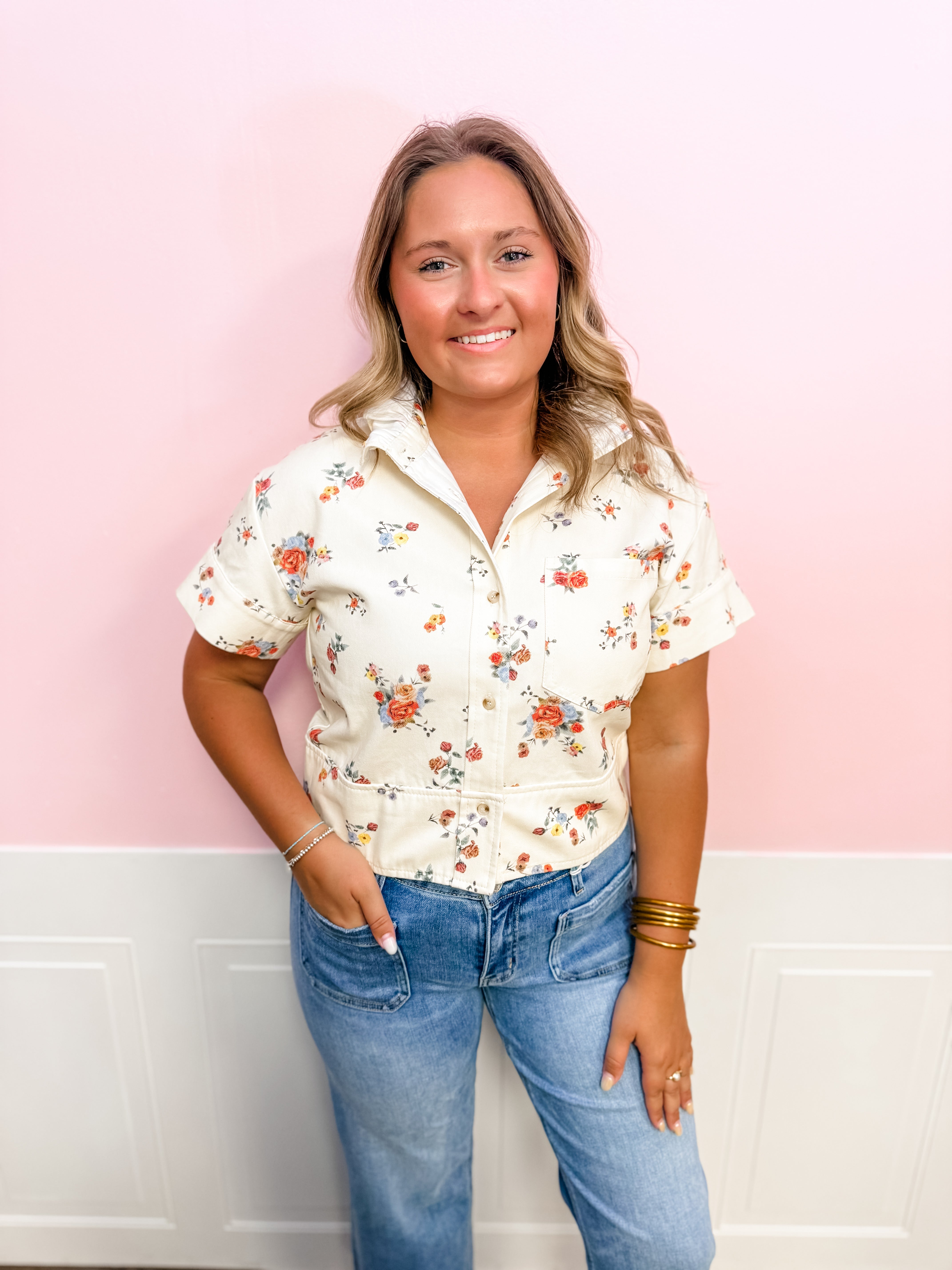 Cottage Bloom Top - Just a Small Town Girl