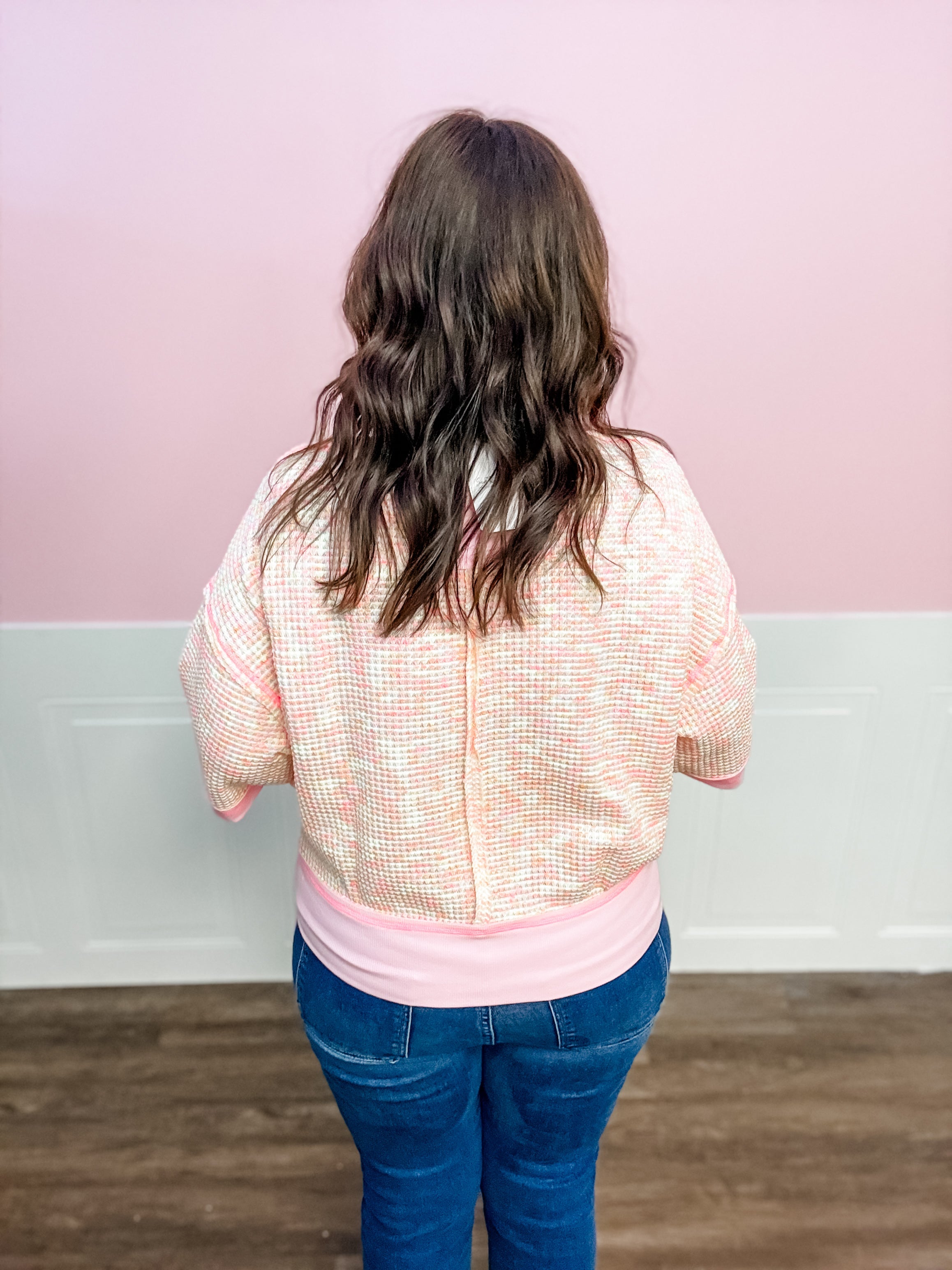 Cotton Candy Breeze Knit Top - Just a Small Town Girl