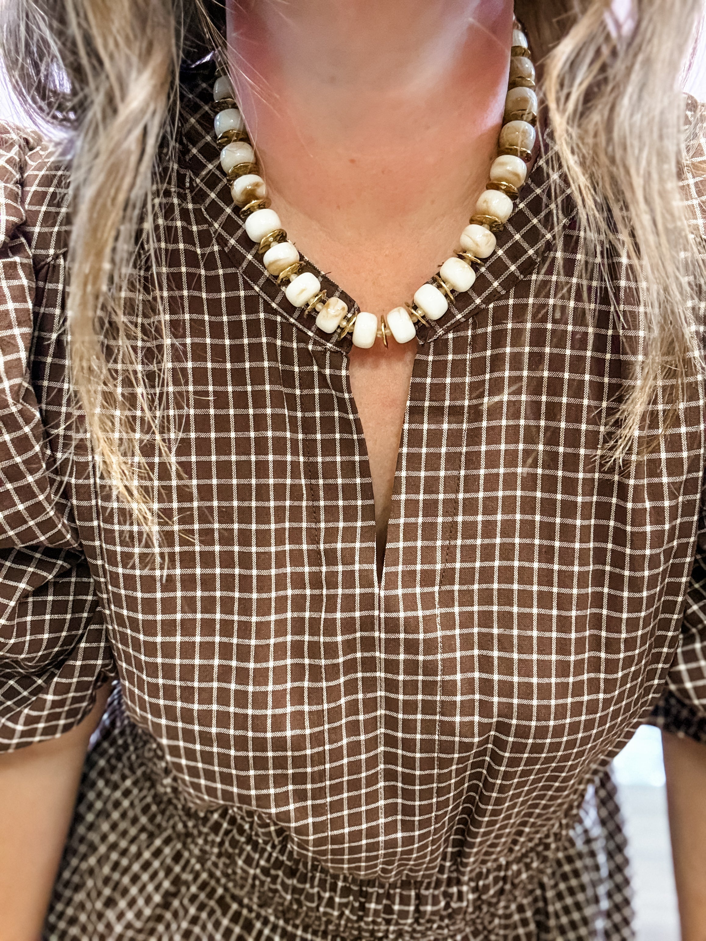 Cream of the Crop Necklace - Just a Small Town Girl