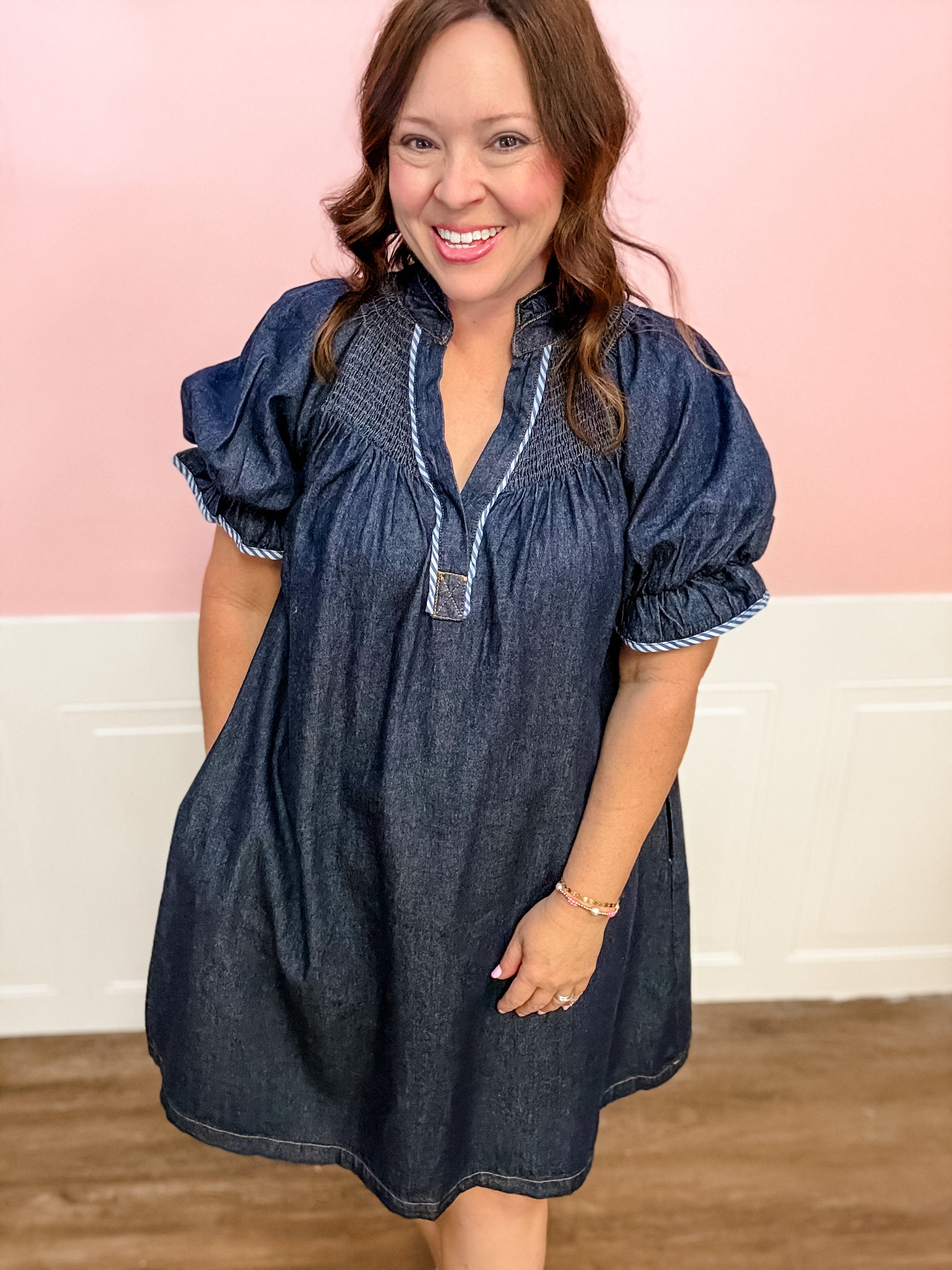 Denim Darling Dress - Just a Small Town Girl