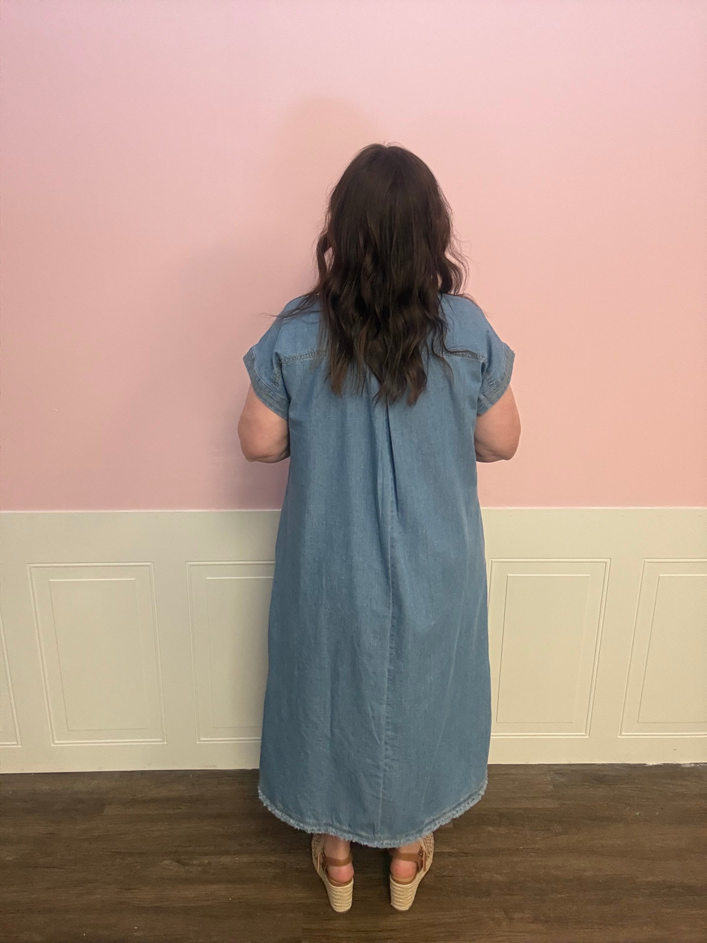 Denim Days Shirt Dress - Just a Small Town Girl