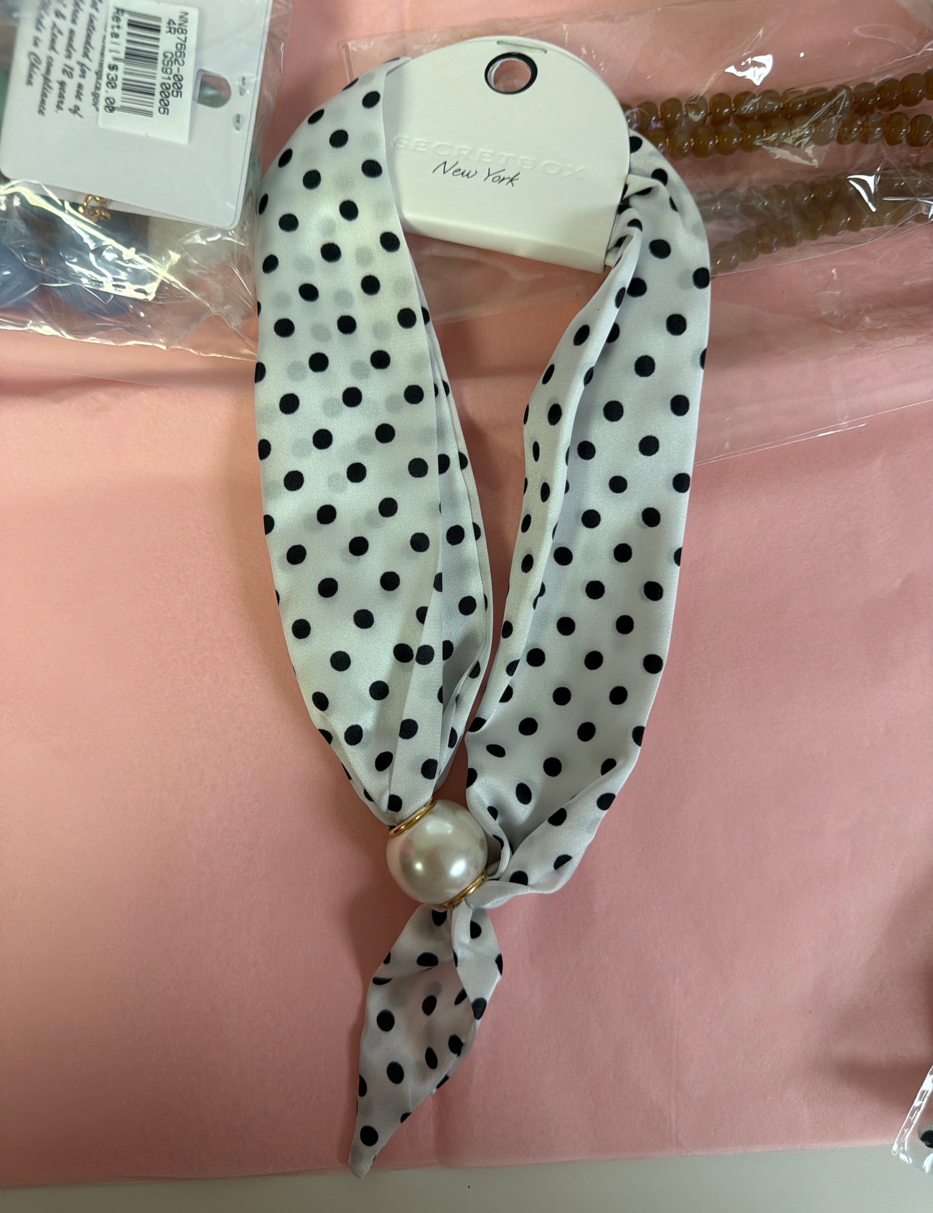 Dots All Folks Scarf Necklace - Just a Small Town Girl