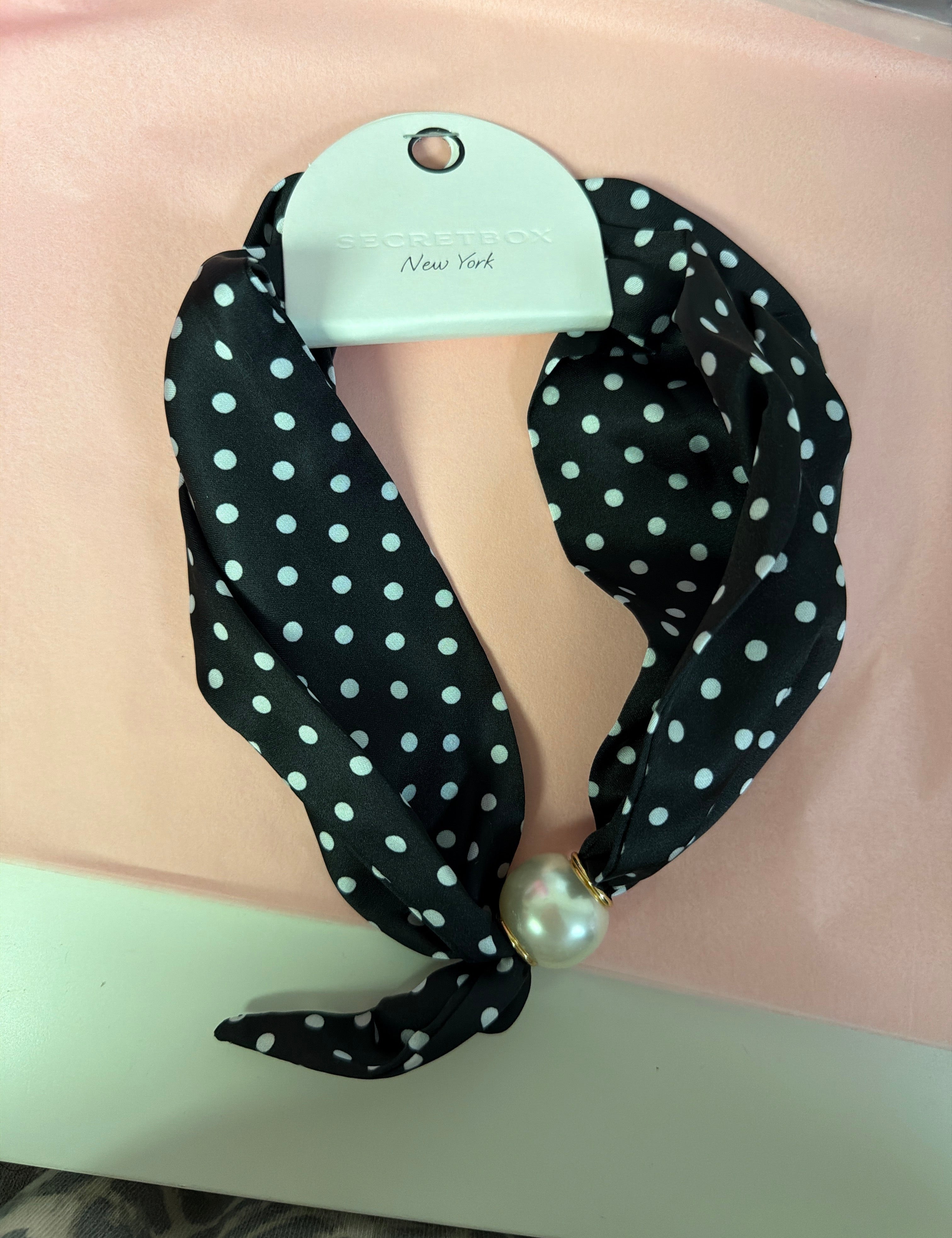 Dotted Darling Scarf Necklace - Just a Small Town Girl