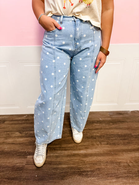 Dotty Darling Wild Barrel Jean - Just a Small Town Girl