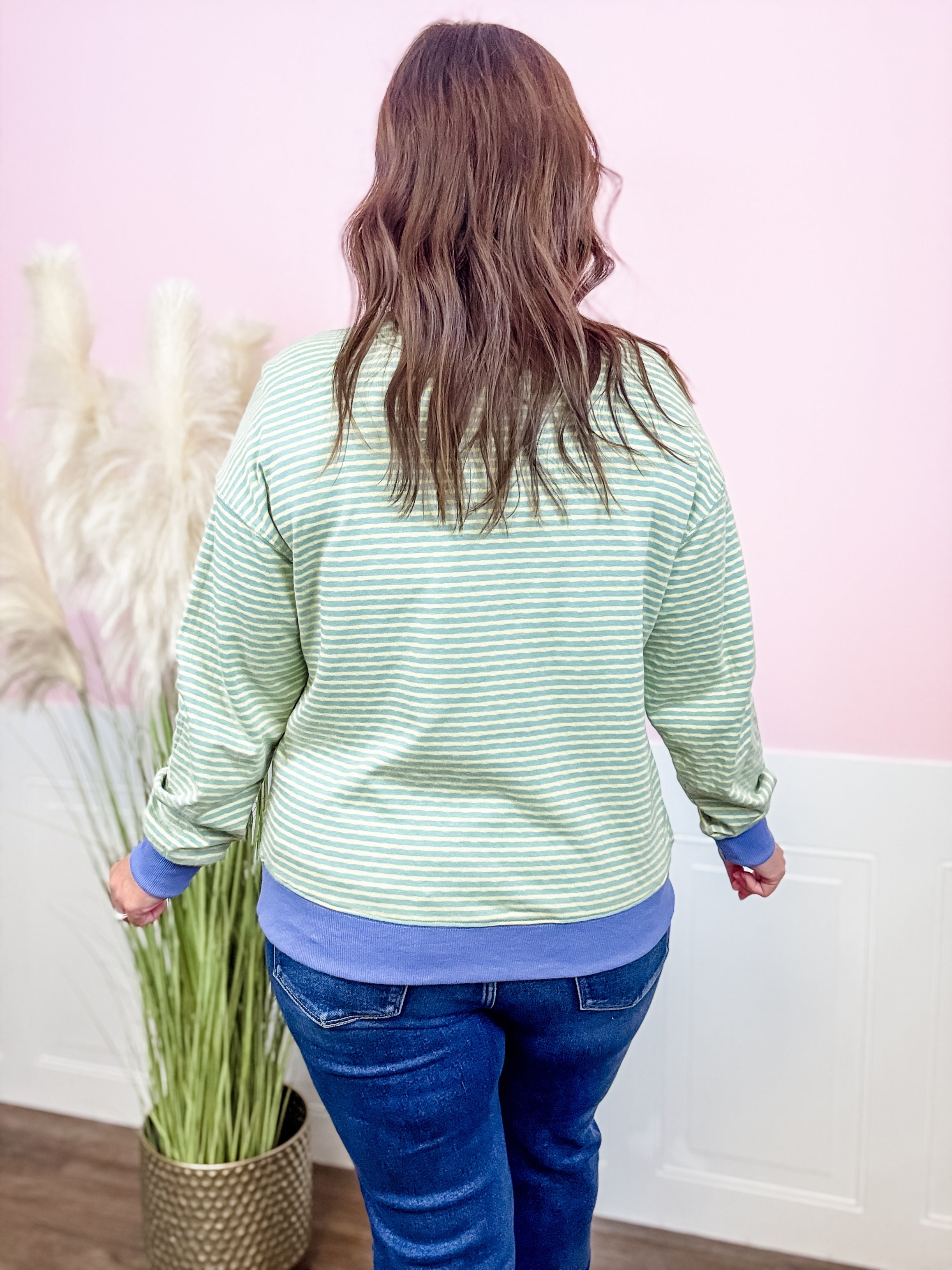Double Take Reversible Pullover - Just a Small Town Girl