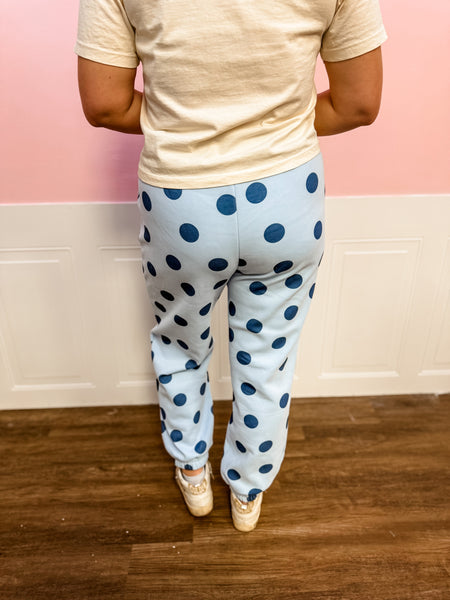 Easy Days Polka Dot Joggers - Just a Small Town Girl