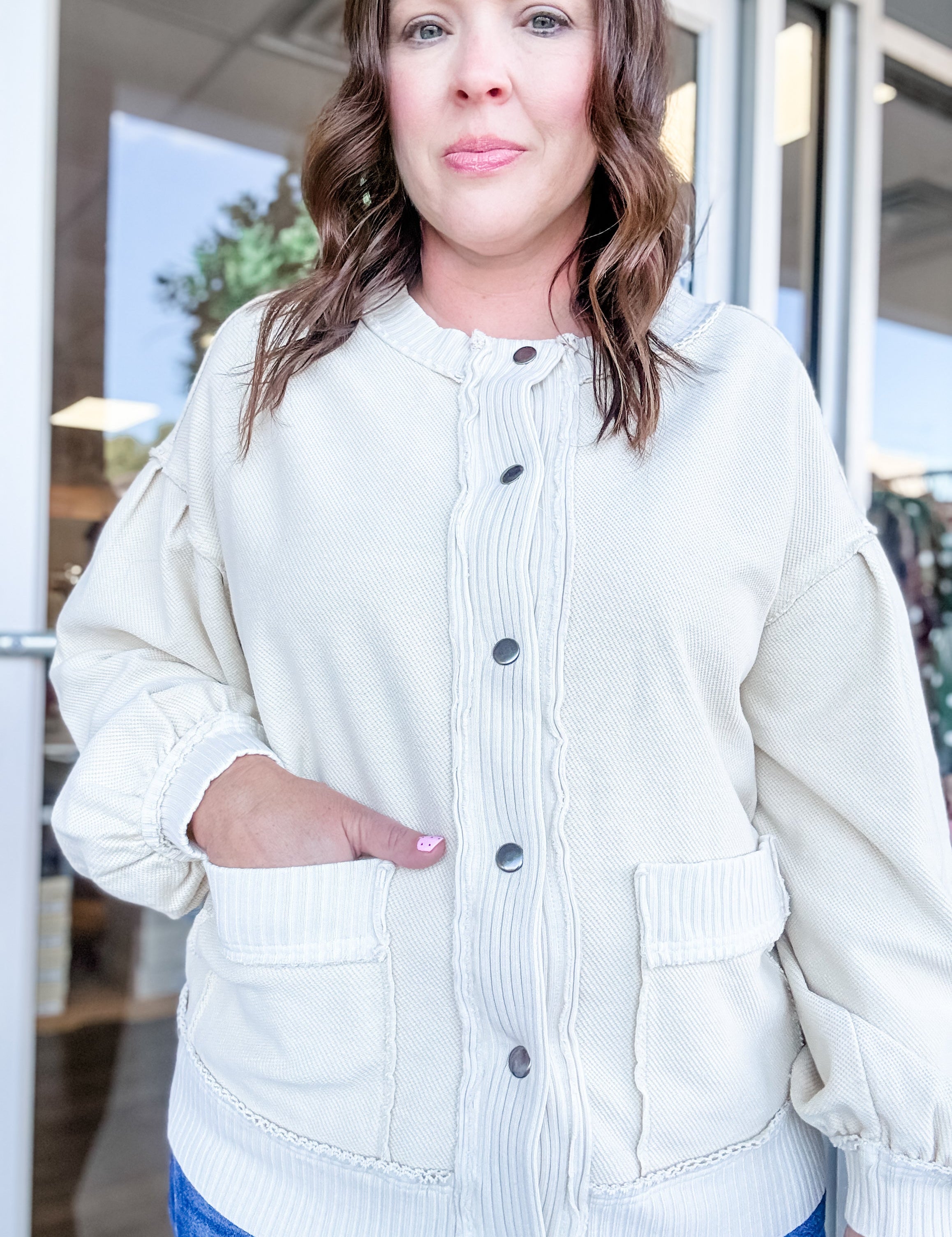 Easy Does It Cream Knit Cardigan - Just a Small Town Girl
