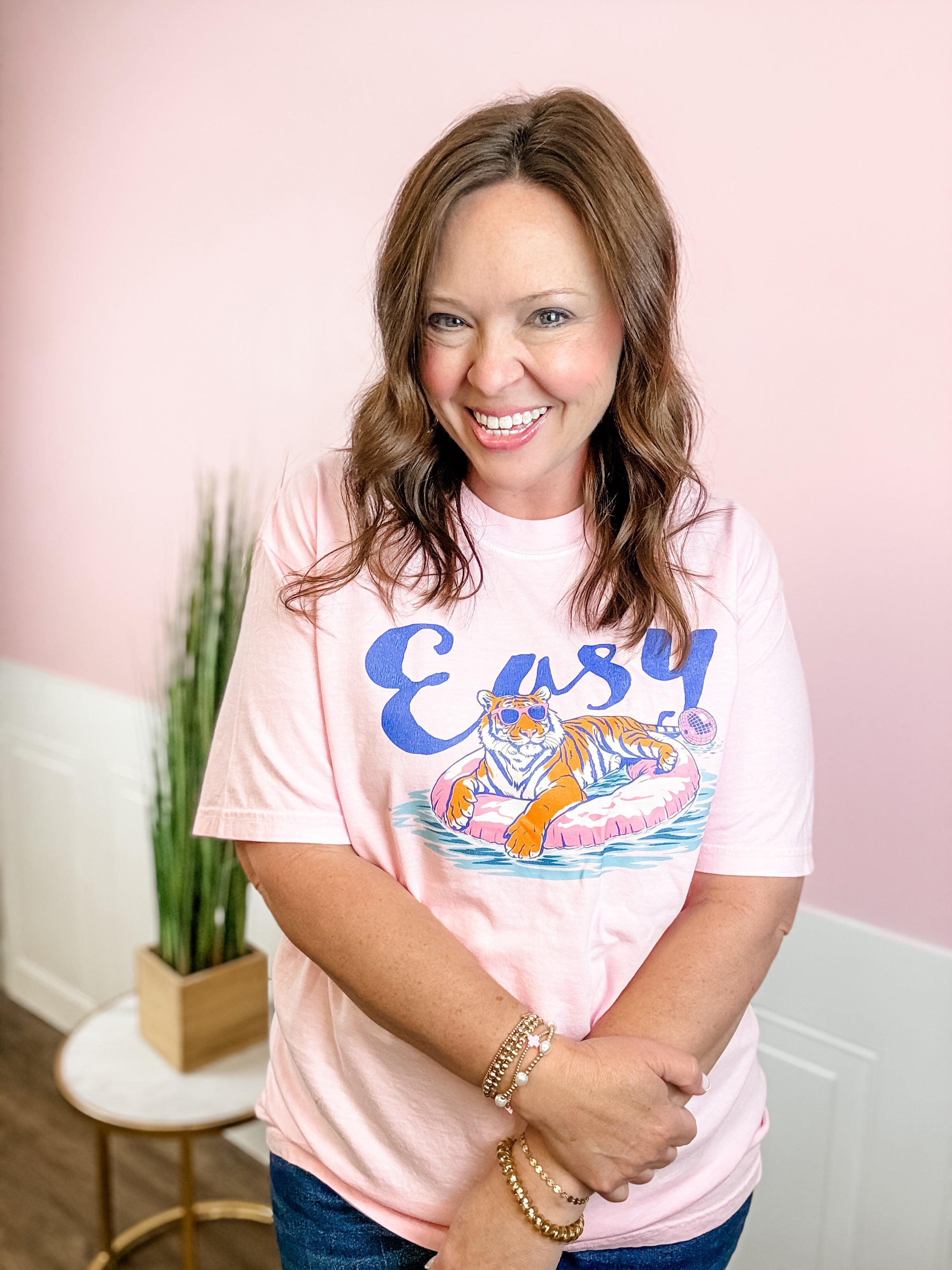 Easy Tiger Graphic Tee - Just a Small Town Girl