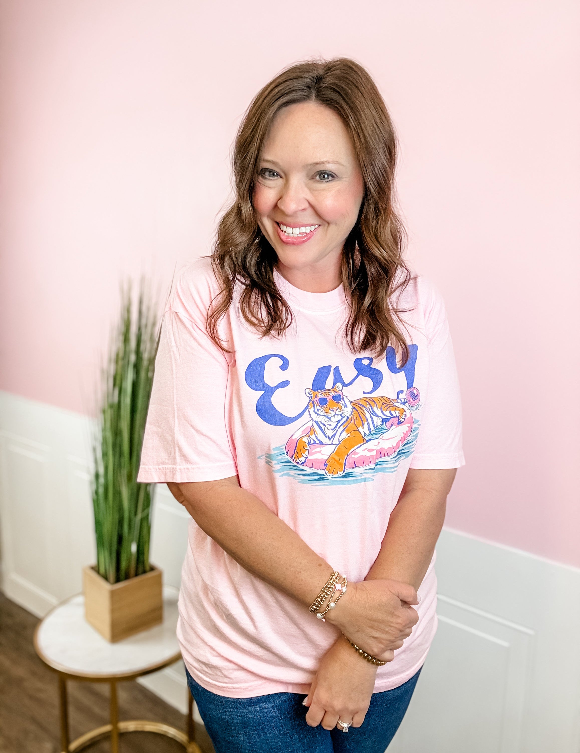 Easy Tiger Graphic Tee - Just a Small Town Girl