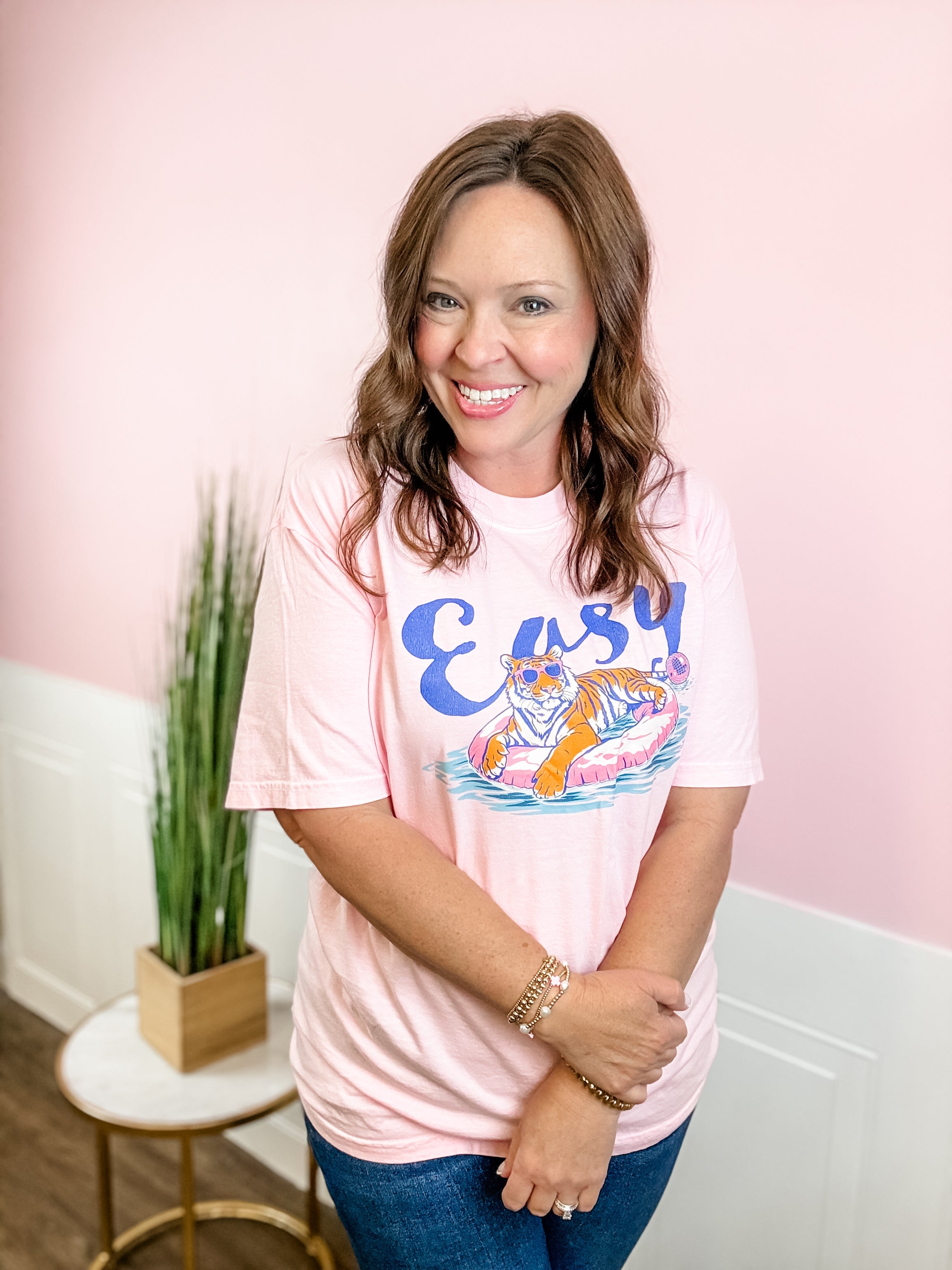 Easy Tiger Graphic Tee - Just a Small Town Girl