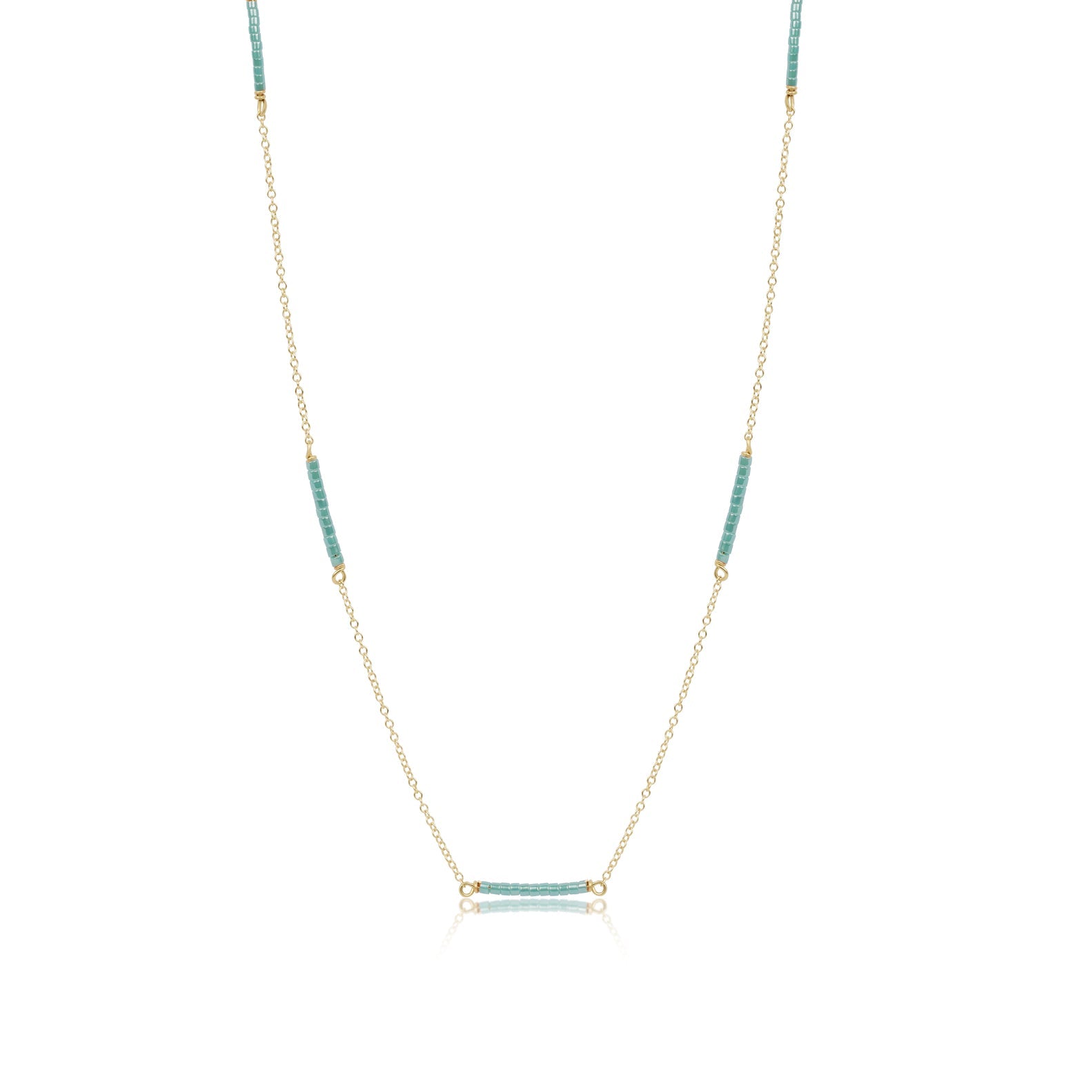 Enewton 15” Choker Simplicity Chain Gold - Hope Bliss - sea glass - Just a Small Town Girl
