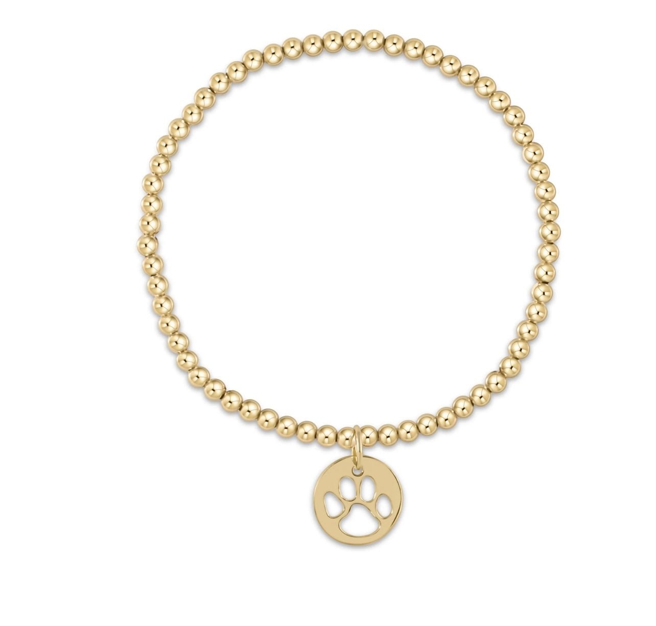 Enewton 3mm Classic Gold Paw Bracelet - Just a Small Town Girl