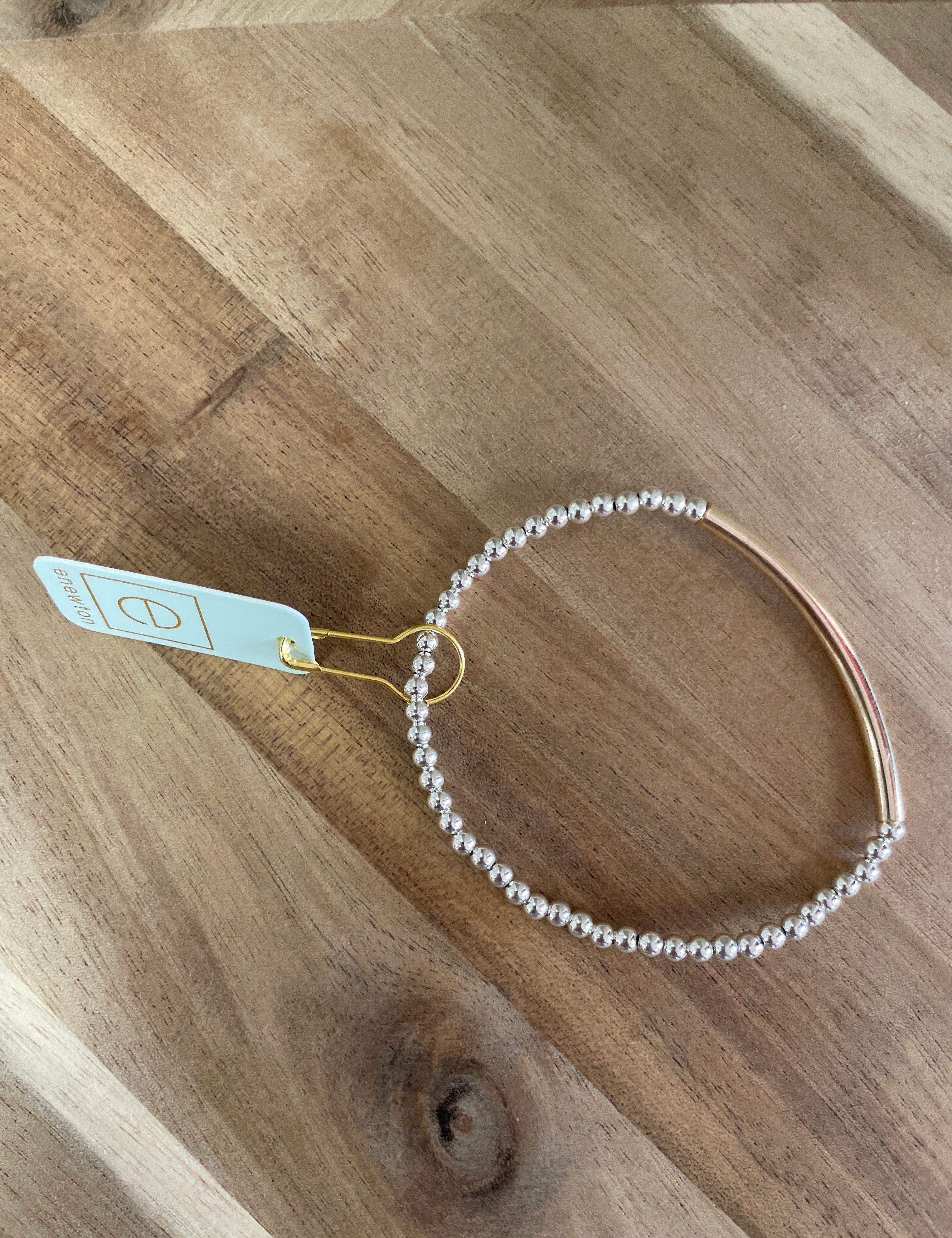 Enewton Bliss Bar Smooth Mixed Metal 3mm Bracelet - Just a Small Town Girl