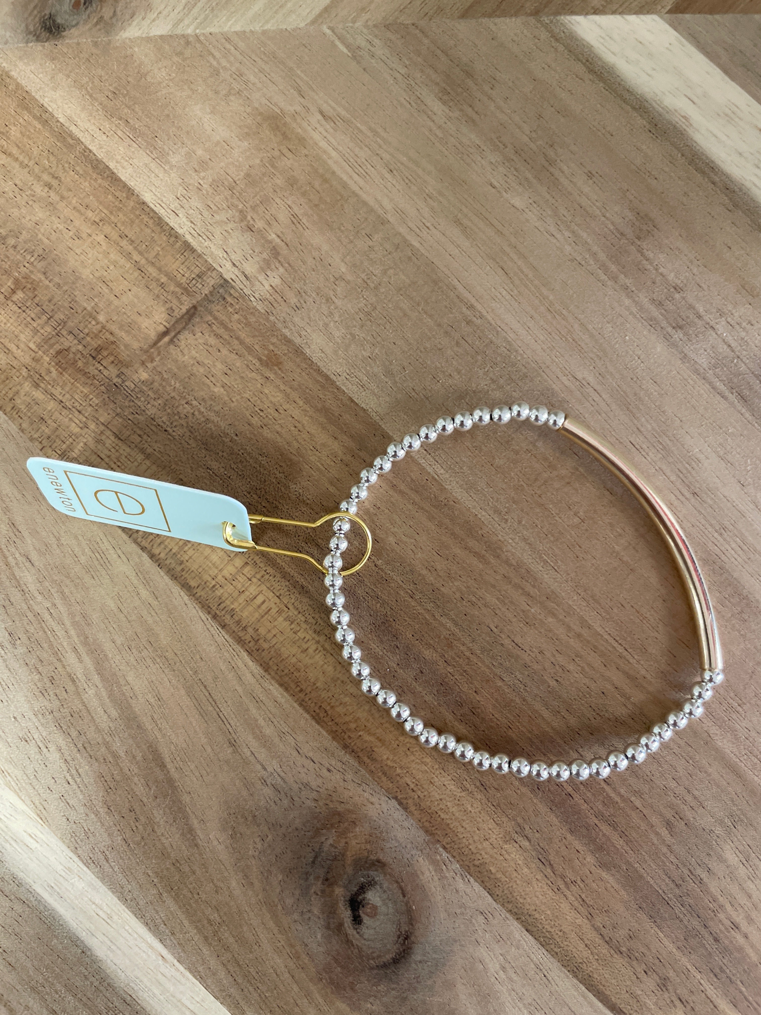 Enewton Bliss Bar Smooth Mixed Metal 3mm Bracelet - Just a Small Town Girl