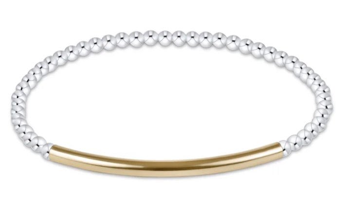 Enewton Bliss Bar Smooth Mixed Metal 3mm Bracelet - Just a Small Town Girl
