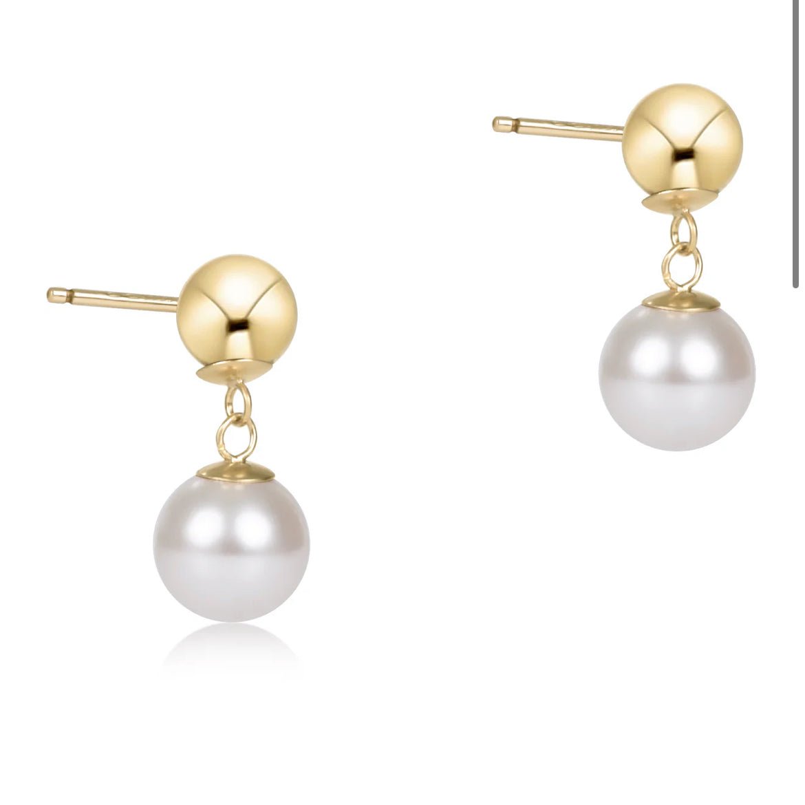Enewton Classic 10mm Ball Drop Stud - Pearl - Just a Small Town Girl