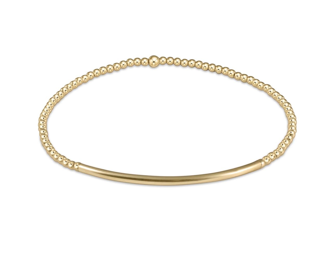 Enewton Classic Gold 2mm Bracelet: Bliss Bar Gold - Just a Small Town Girl