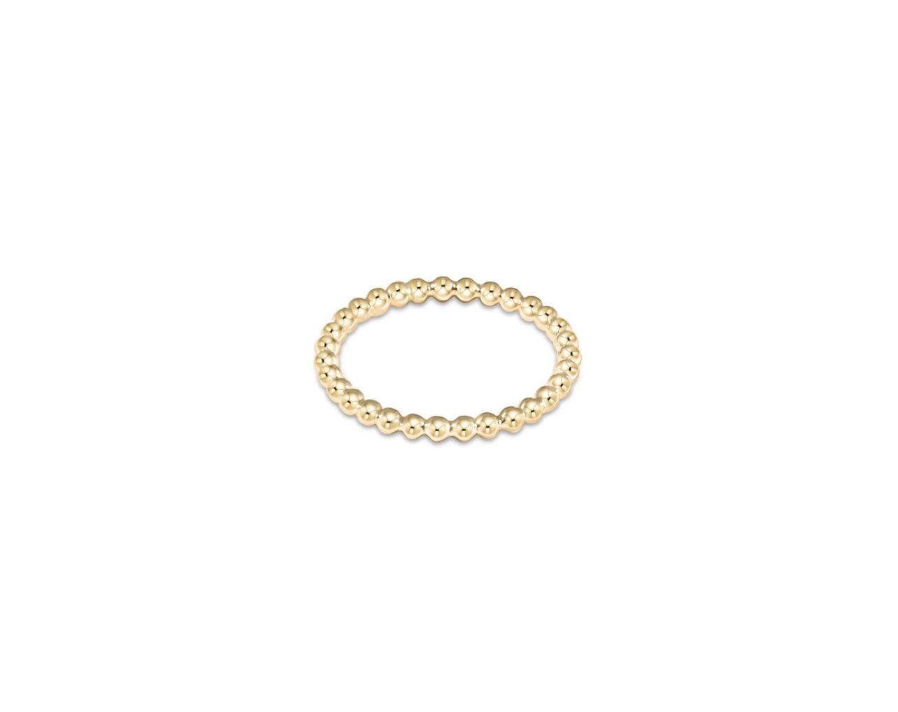 Enewton Classic Gold Bead 2mm Ring - Just a Small Town Girl