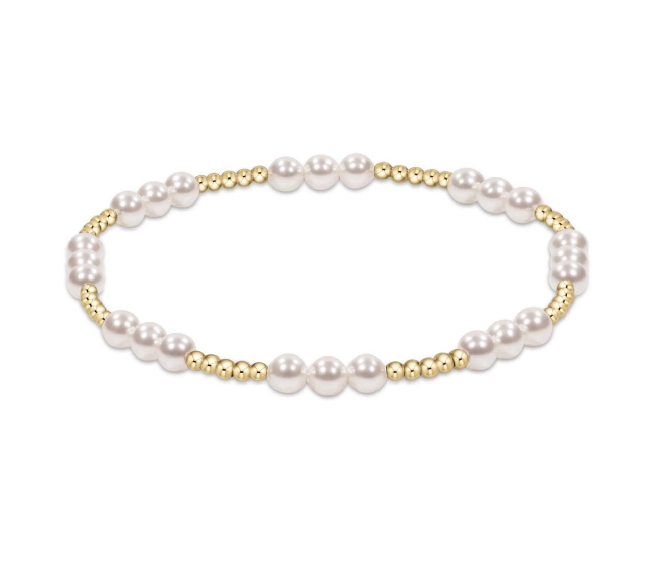 Enewton Classic Joy Pattern 4mm Bracelet: Pearl - Just a Small Town Girl