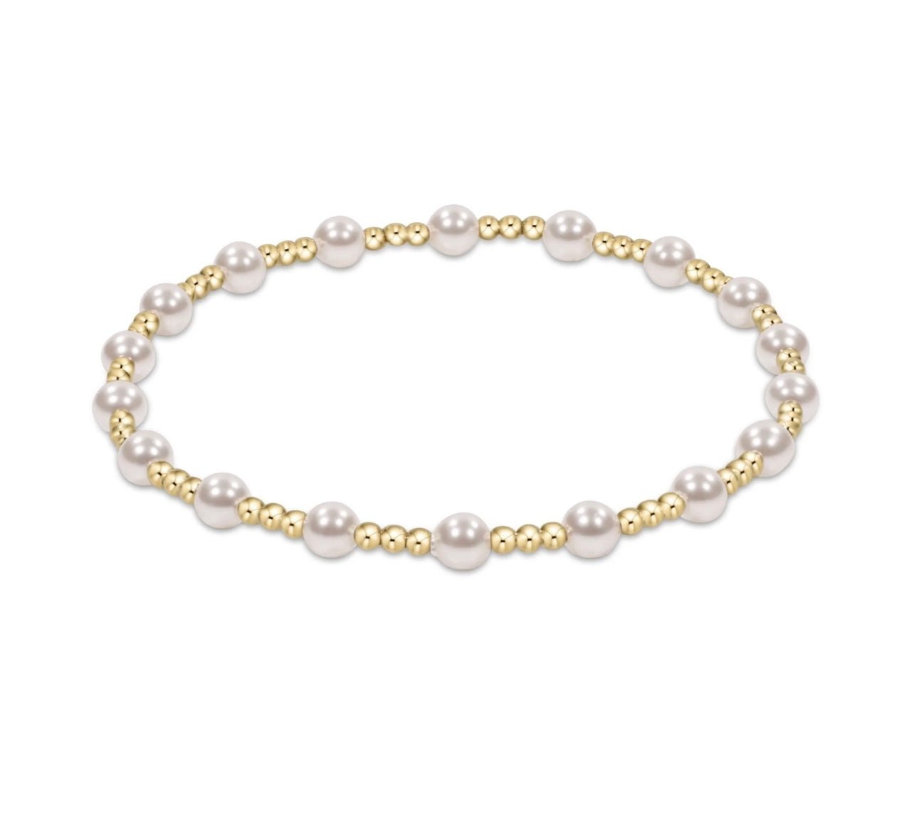 Enewton Classic Sincerity Pattern 4mm Bracelet: Pearl - Just a Small Town Girl