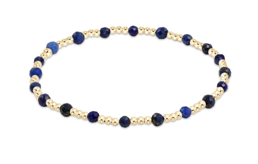 Enewton egirl Gemstone Gold Sincerity 3mm - Lapis - Just a Small Town Girl