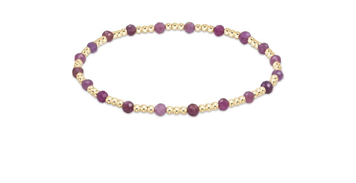 Enewton egirl Gemstone Gold Sincerity 3mm - Ruby - Just a Small Town Girl