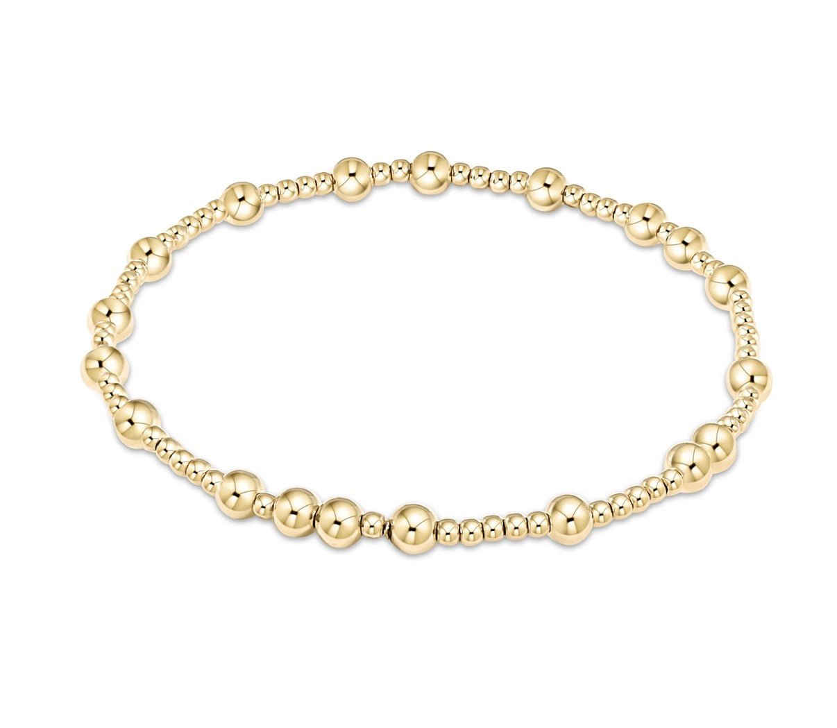 Enewton egirl hope unwritten 4 mm bead bracelet - gold - Just a Small Town Girl