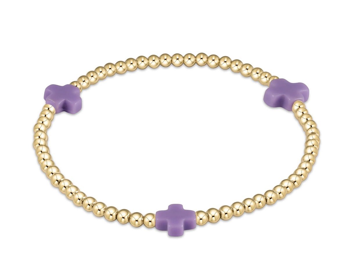 Enewton egirl signature cross: 2mm purple - Just a Small Town Girl
