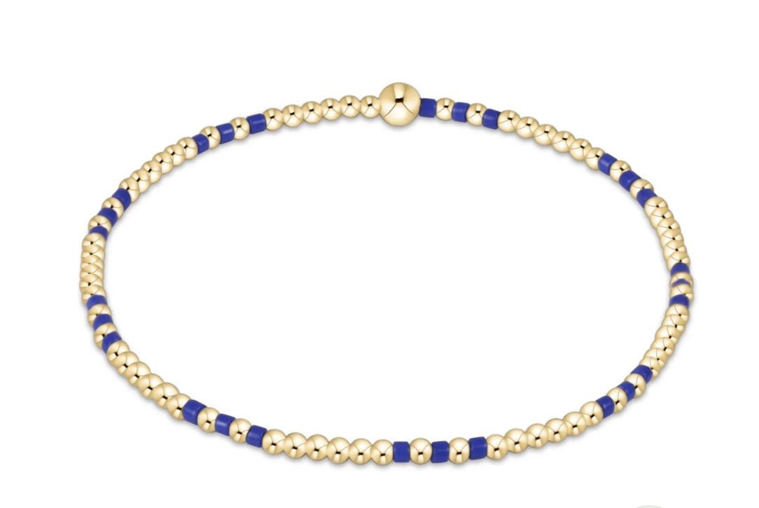 Enewton Hope Joy Bracelet: blue metallic - Just a Small Town Girl