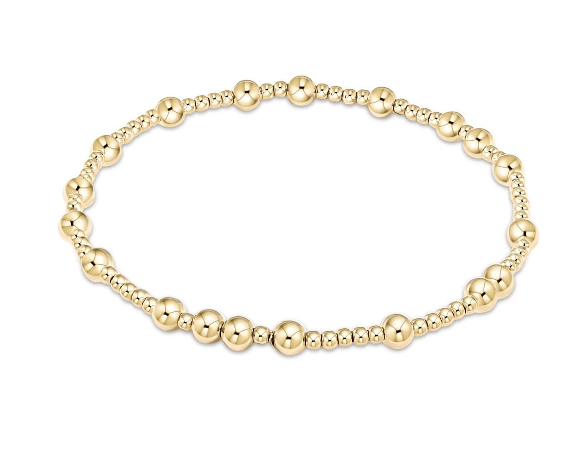 Enewton hope unwritten 4mm bead bracelet - gold - Just a Small Town Girl