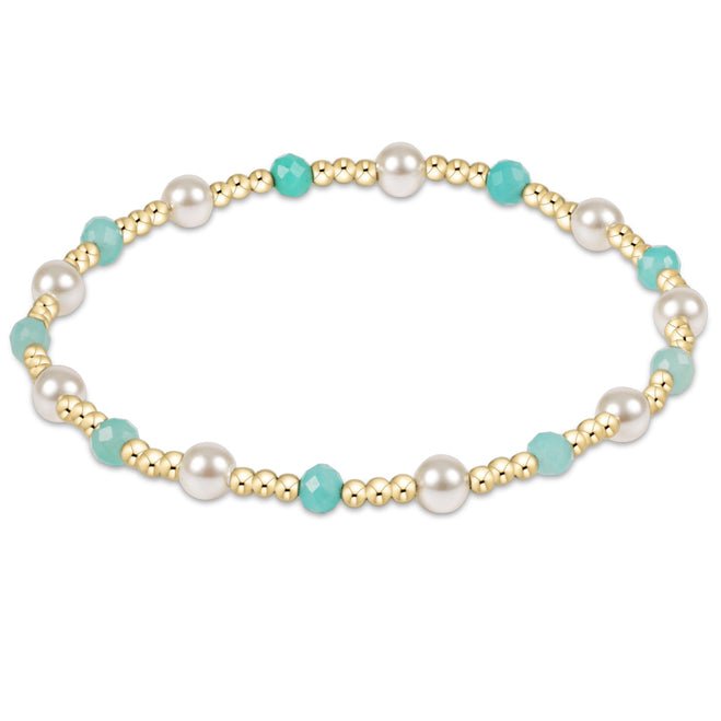 Enewton Pearl Sincerity 4mm Gem Bracelet - amazonite - Just a Small Town Girl