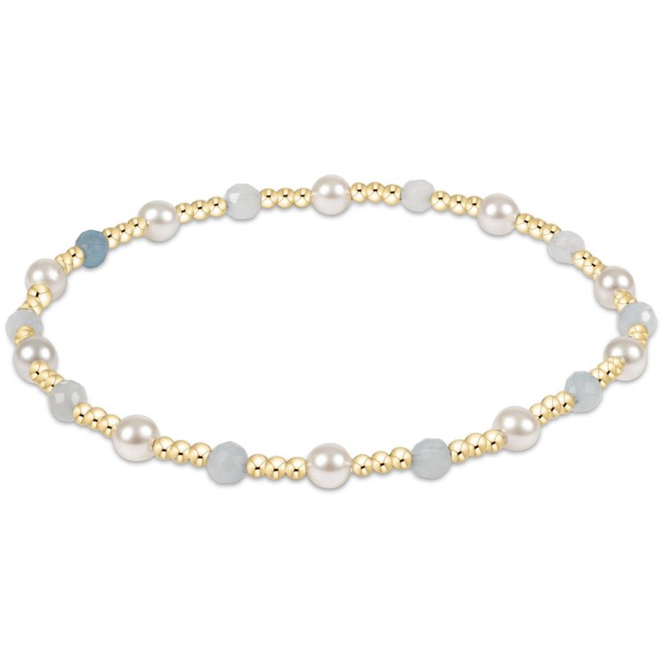 Enewton pearl sincerity 4mm gem bracelet – aquamarine - Just a Small Town Girl