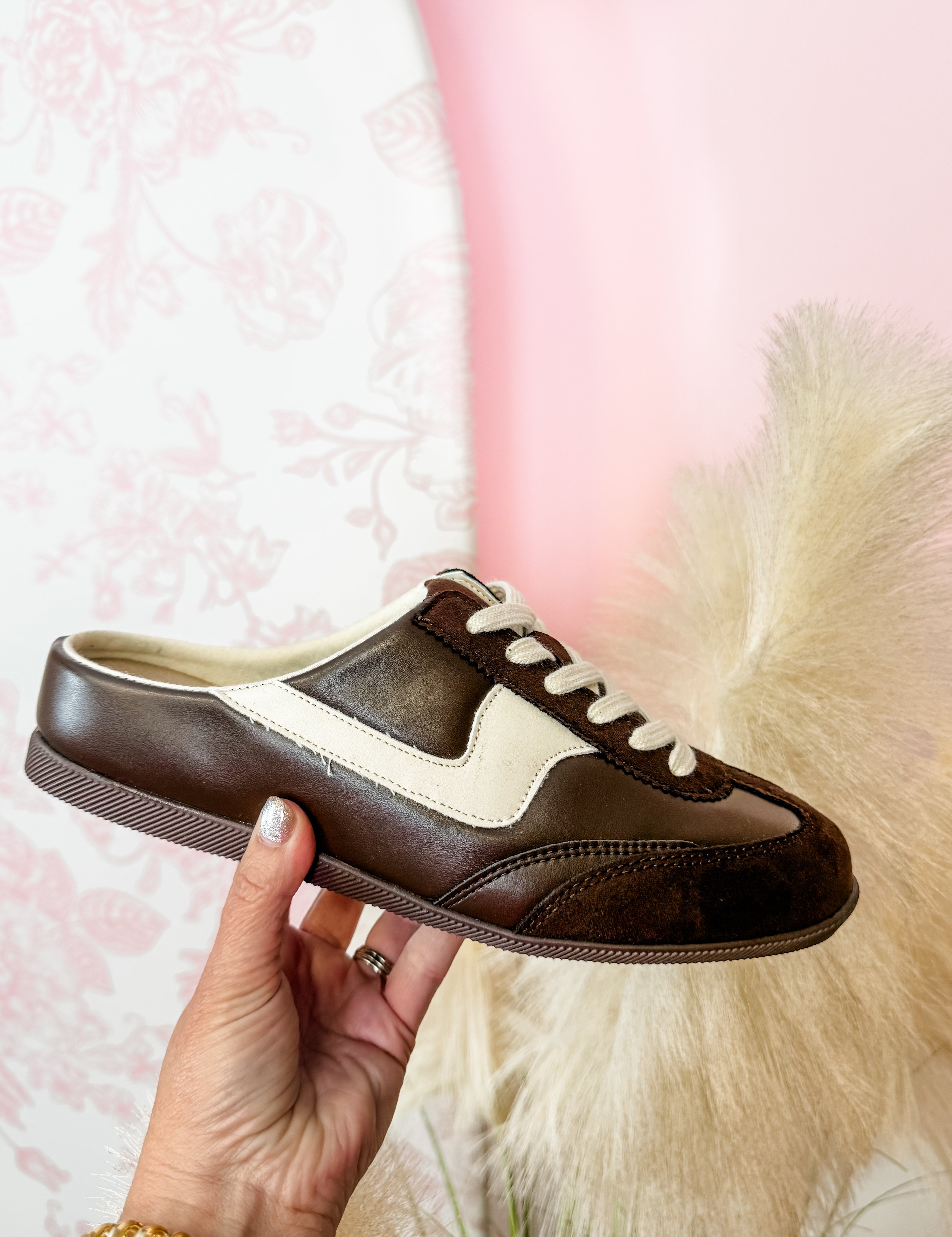 Espresso Run Sneakers - Just a Small Town Girl