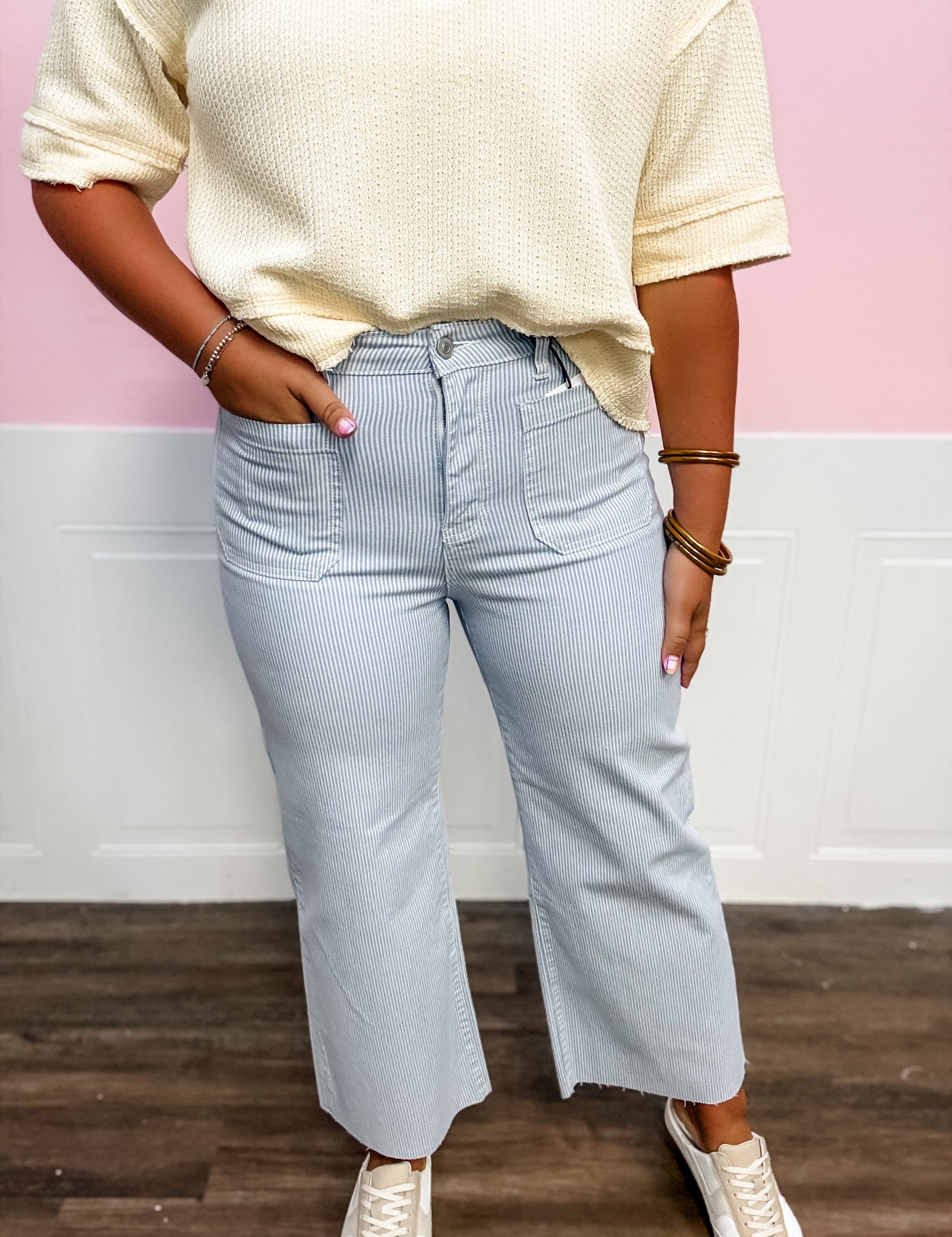Everyday Ease Mica High Rise High Crop Leg Jeans - Just a Small Town Girl