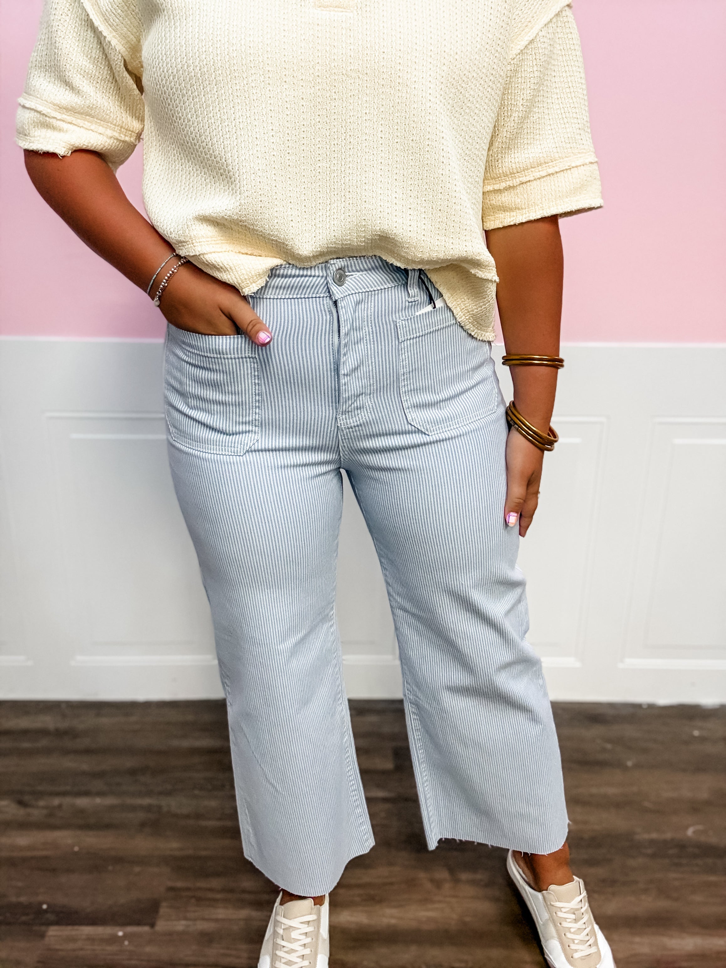 Everyday Ease Mica High Rise High Crop Leg Jeans - Just a Small Town Girl