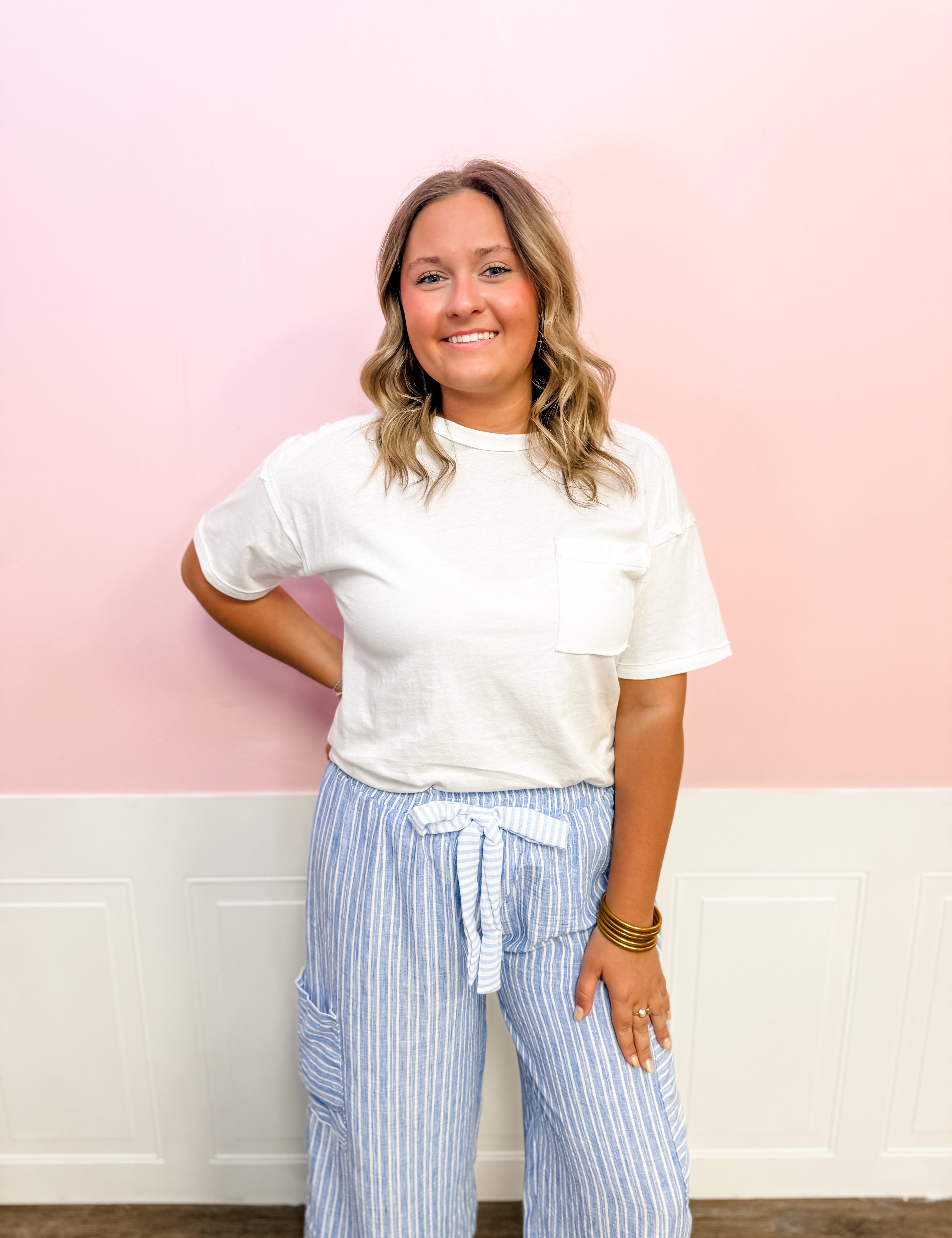 Everyday Essential Pocket Tee - Just a Small Town Girl