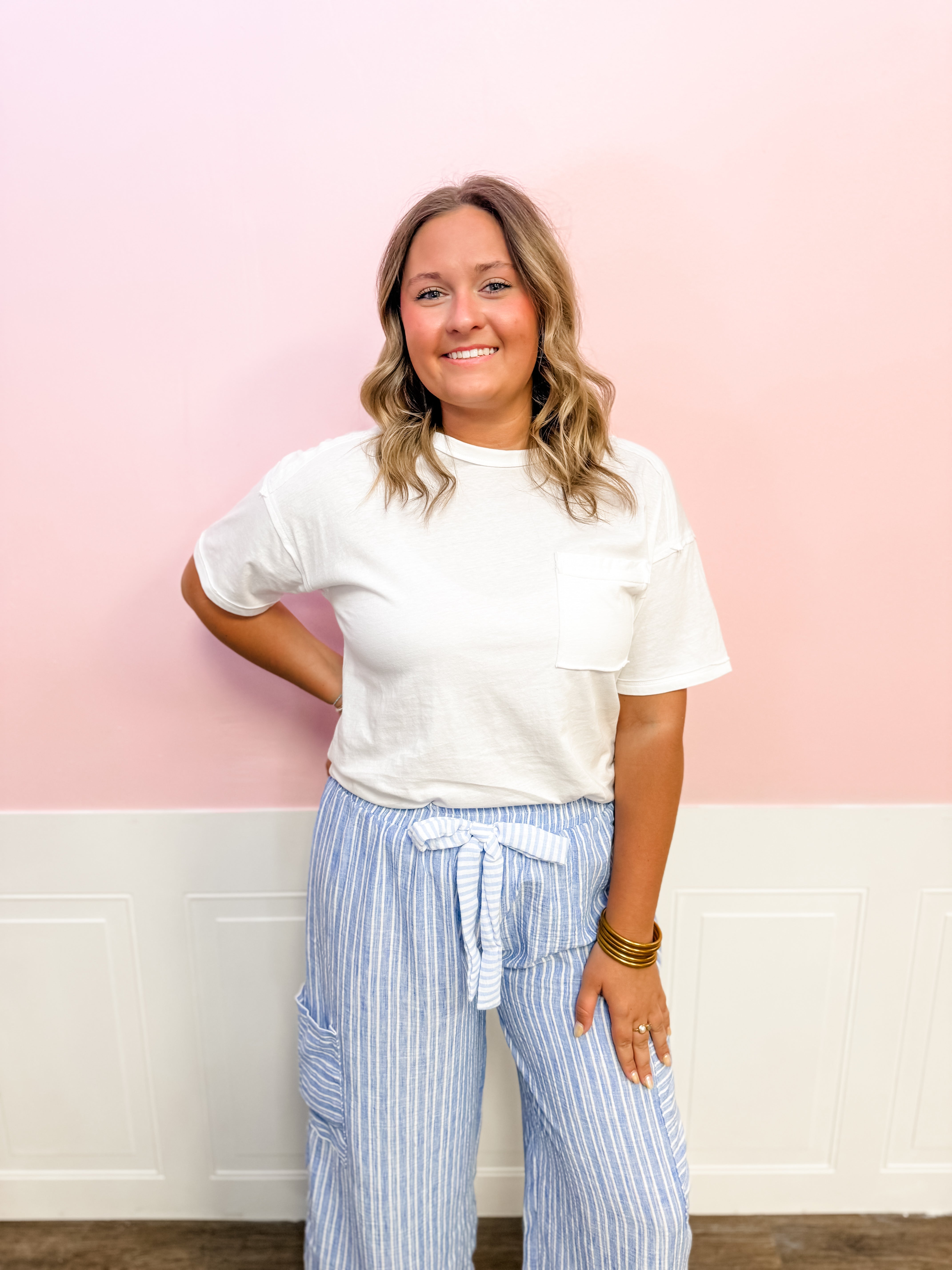Everyday Essential Pocket Tee - Just a Small Town Girl