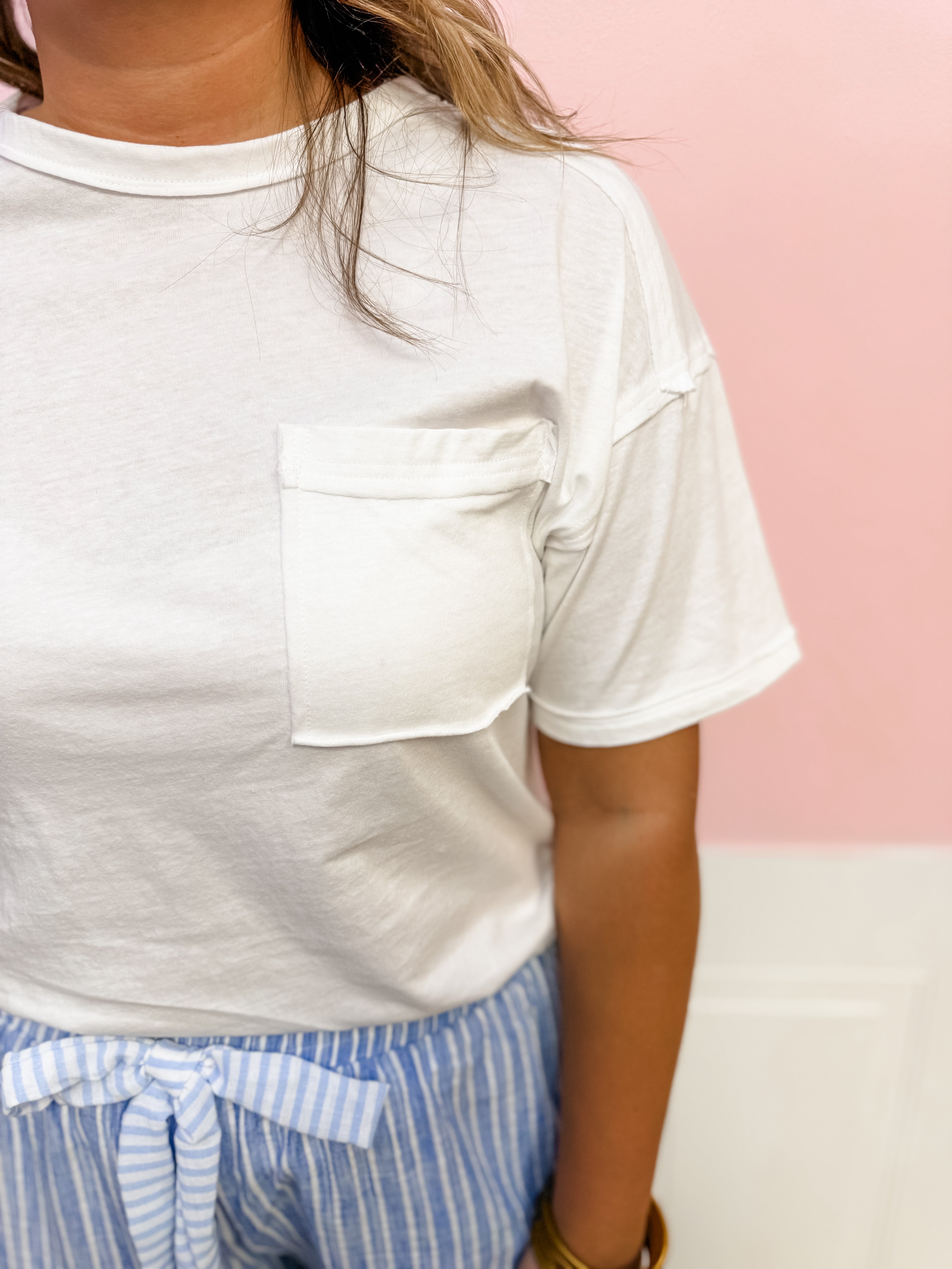 Everyday Essential Pocket Tee - Just a Small Town Girl