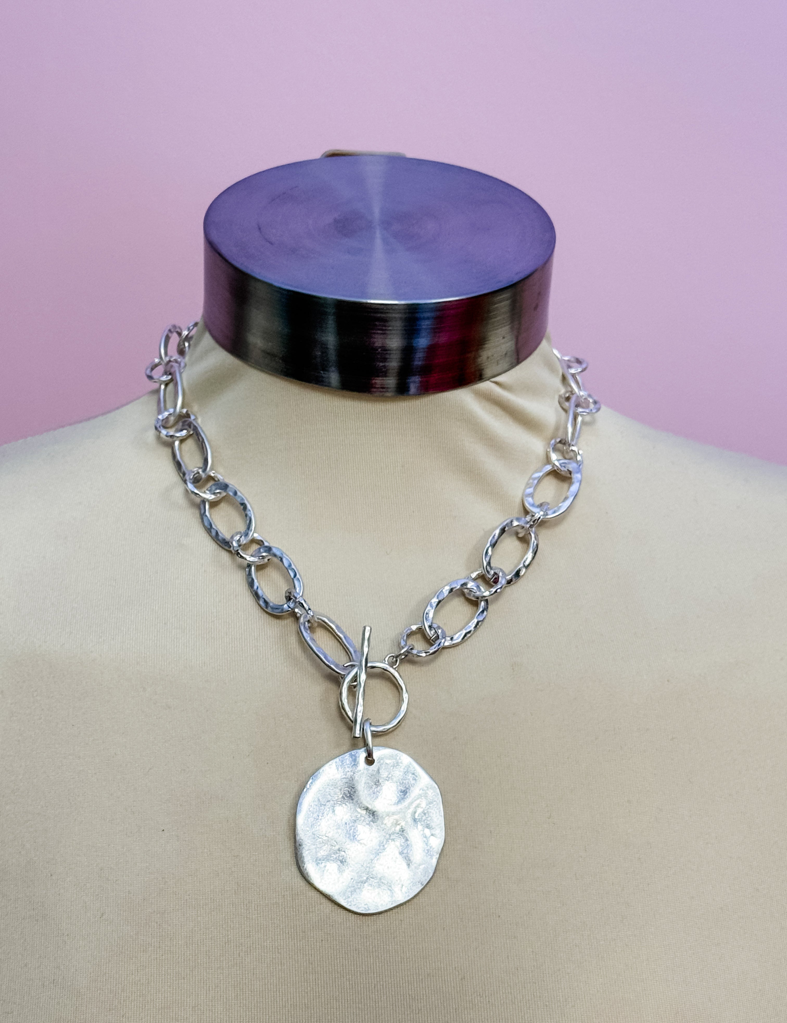 Everyday Silver Coin Chain Necklace - Just a Small Town Girl