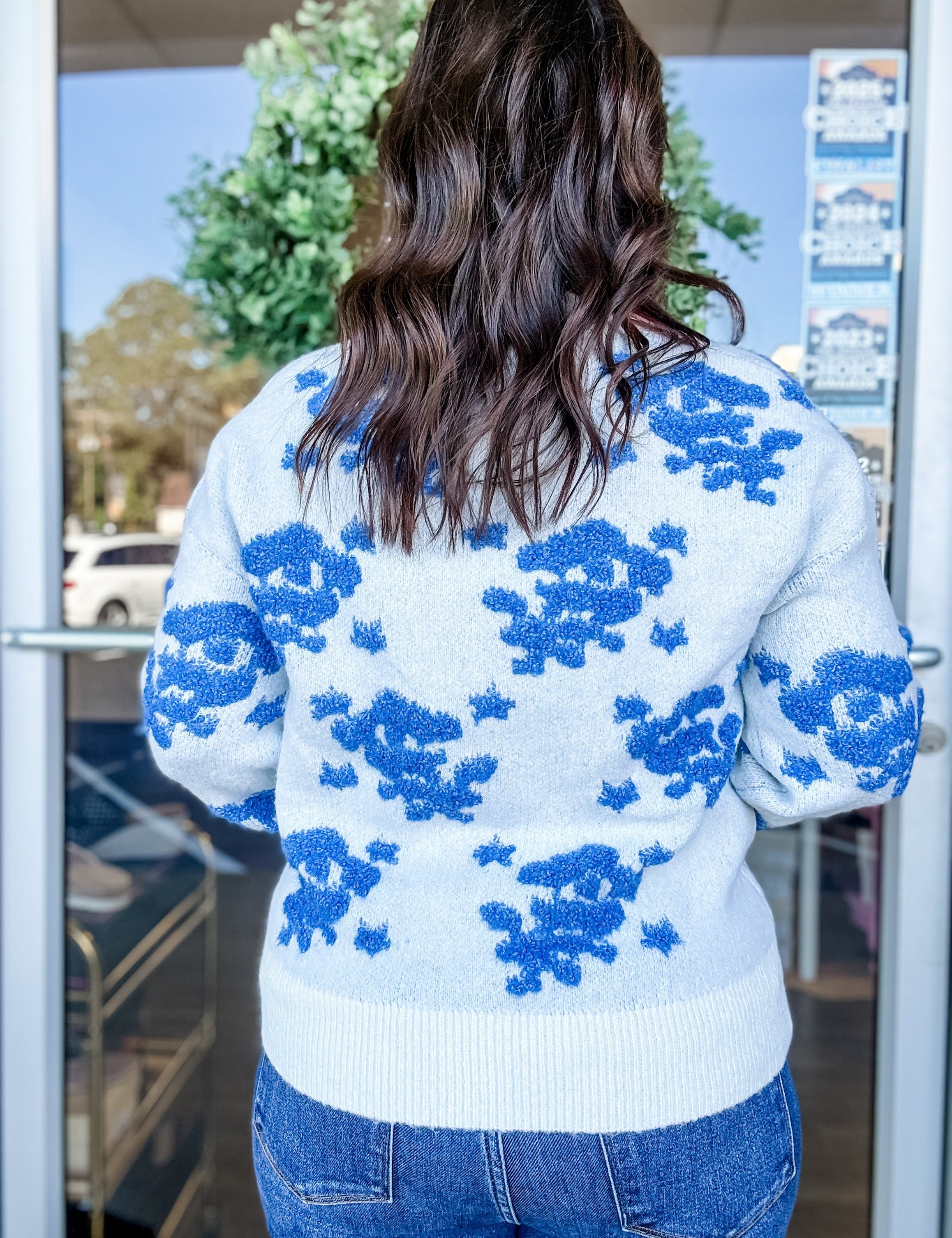 Floral Print Button-Front Cardigan - Just a Small Town Girl