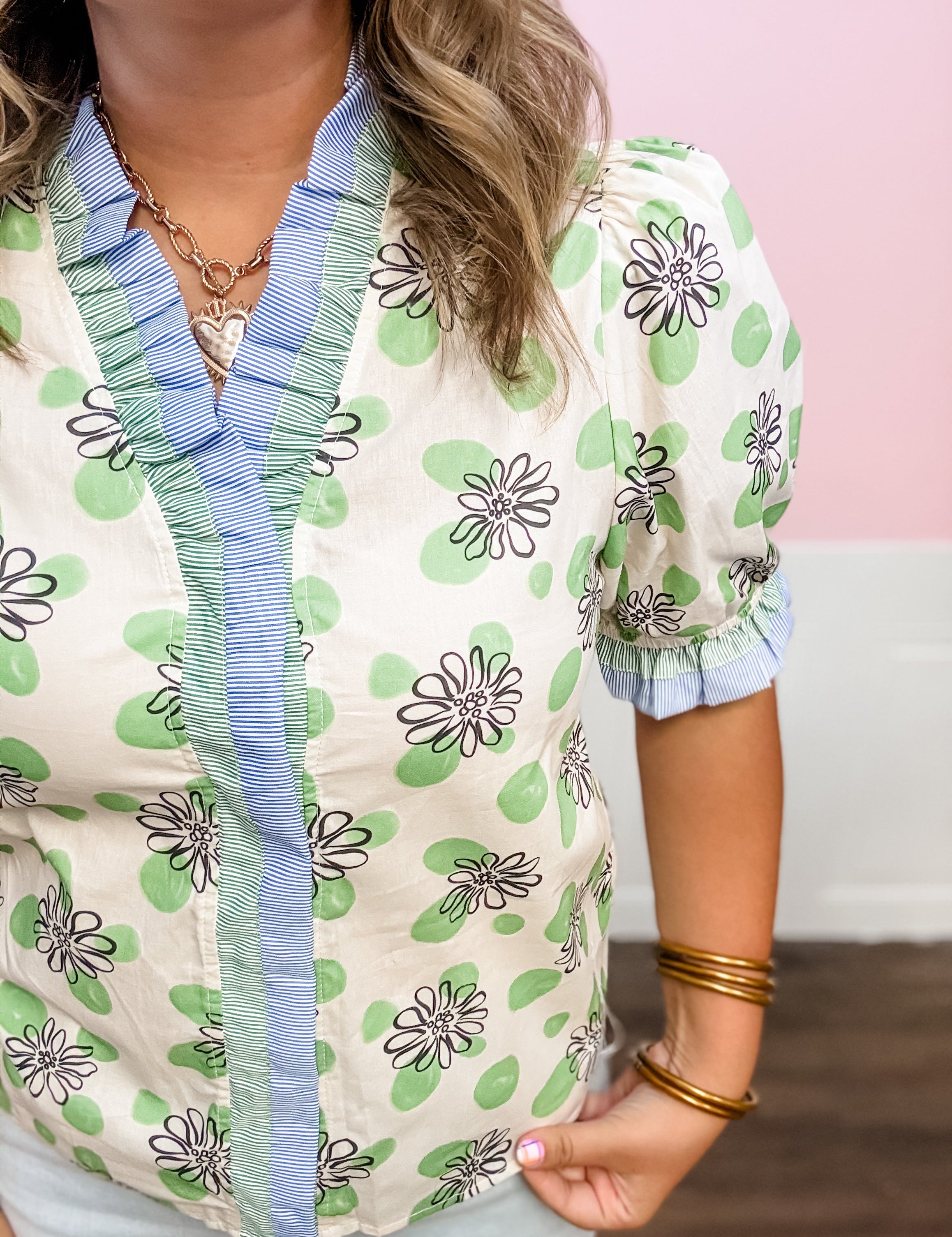 Fresh Pick Floral Top - Just a Small Town Girl