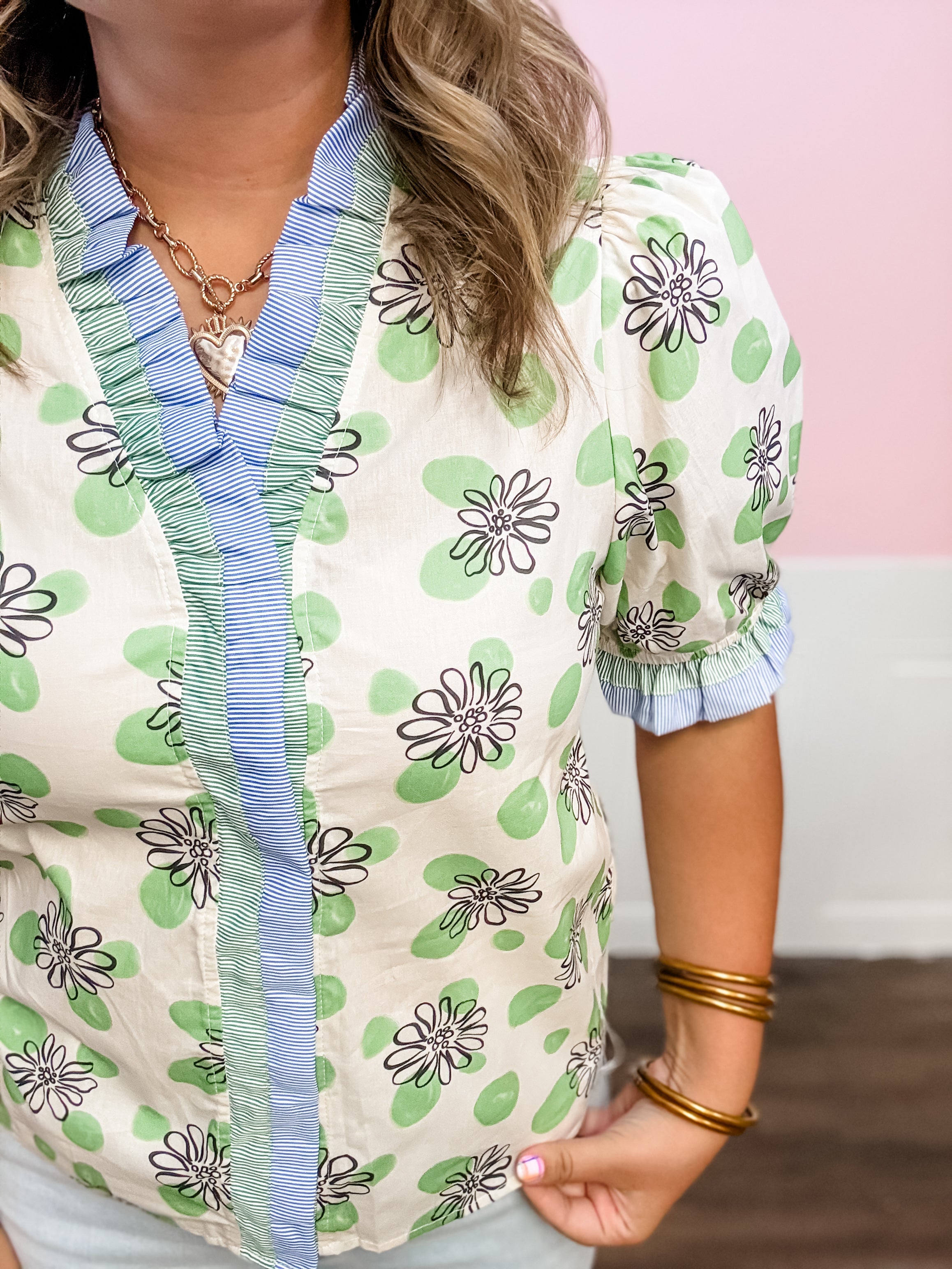 Fresh Pick Floral Top - Just a Small Town Girl
